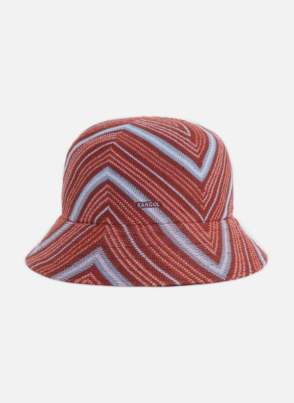 KANGOL Embroidered bucket hat  Red