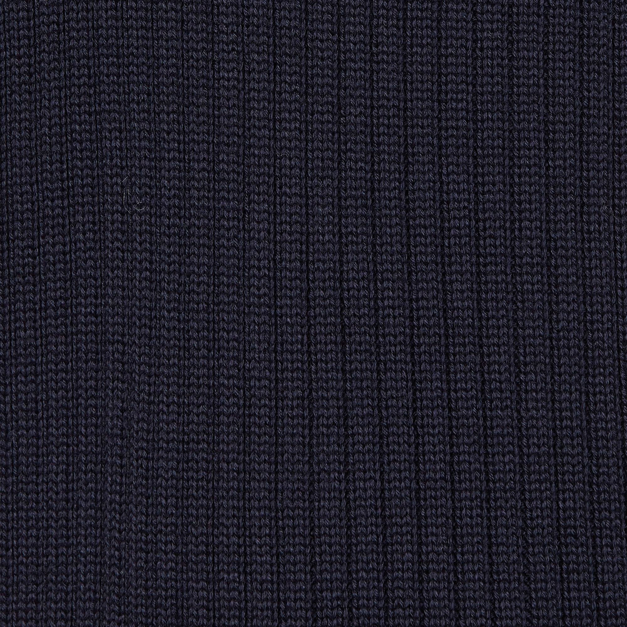 Pull col rond à empiècements épaules en laine mélangée ARMOR-LUX Bleu