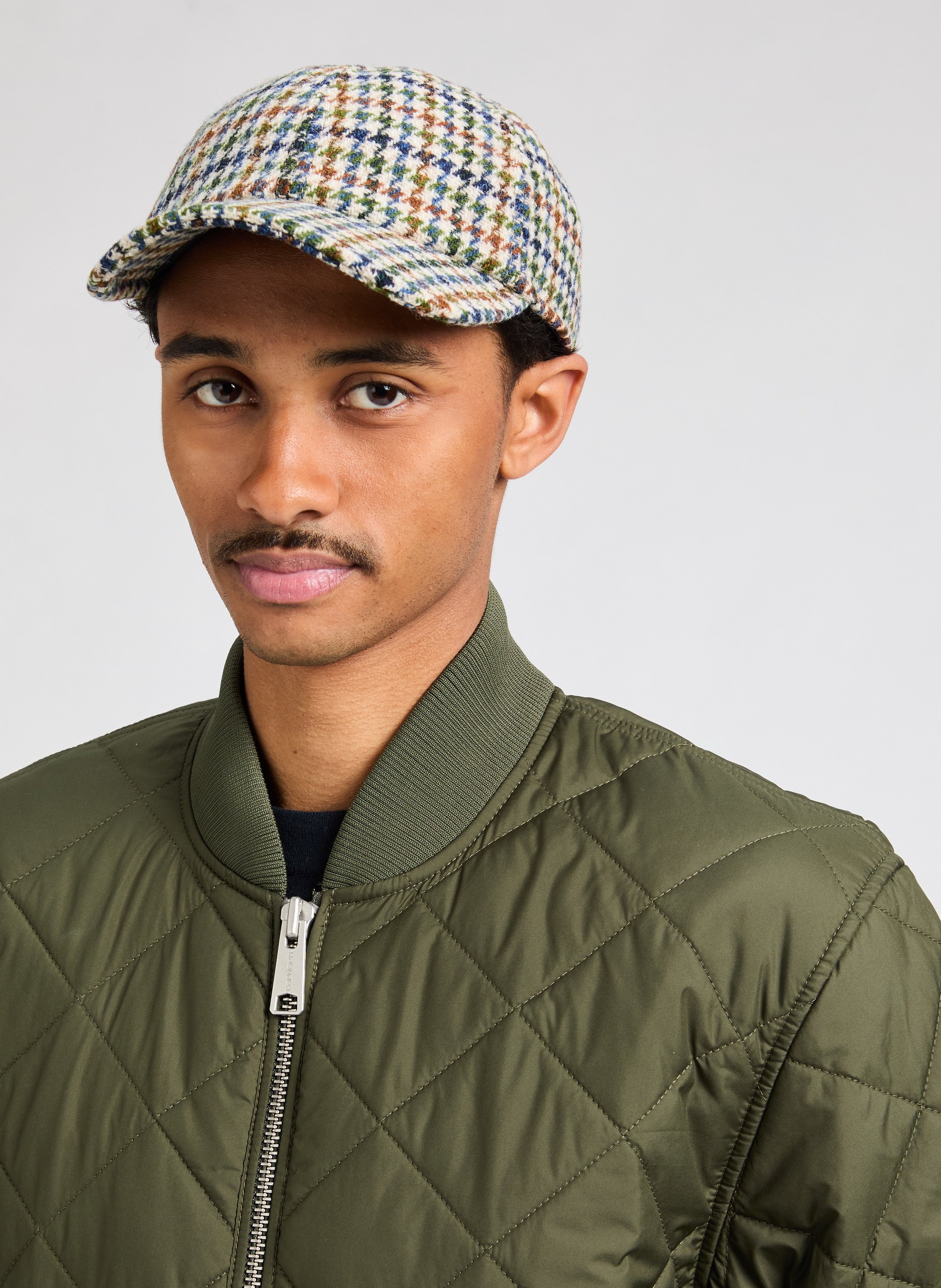 Casquette tissage damier SAISON 1865 Multicolore