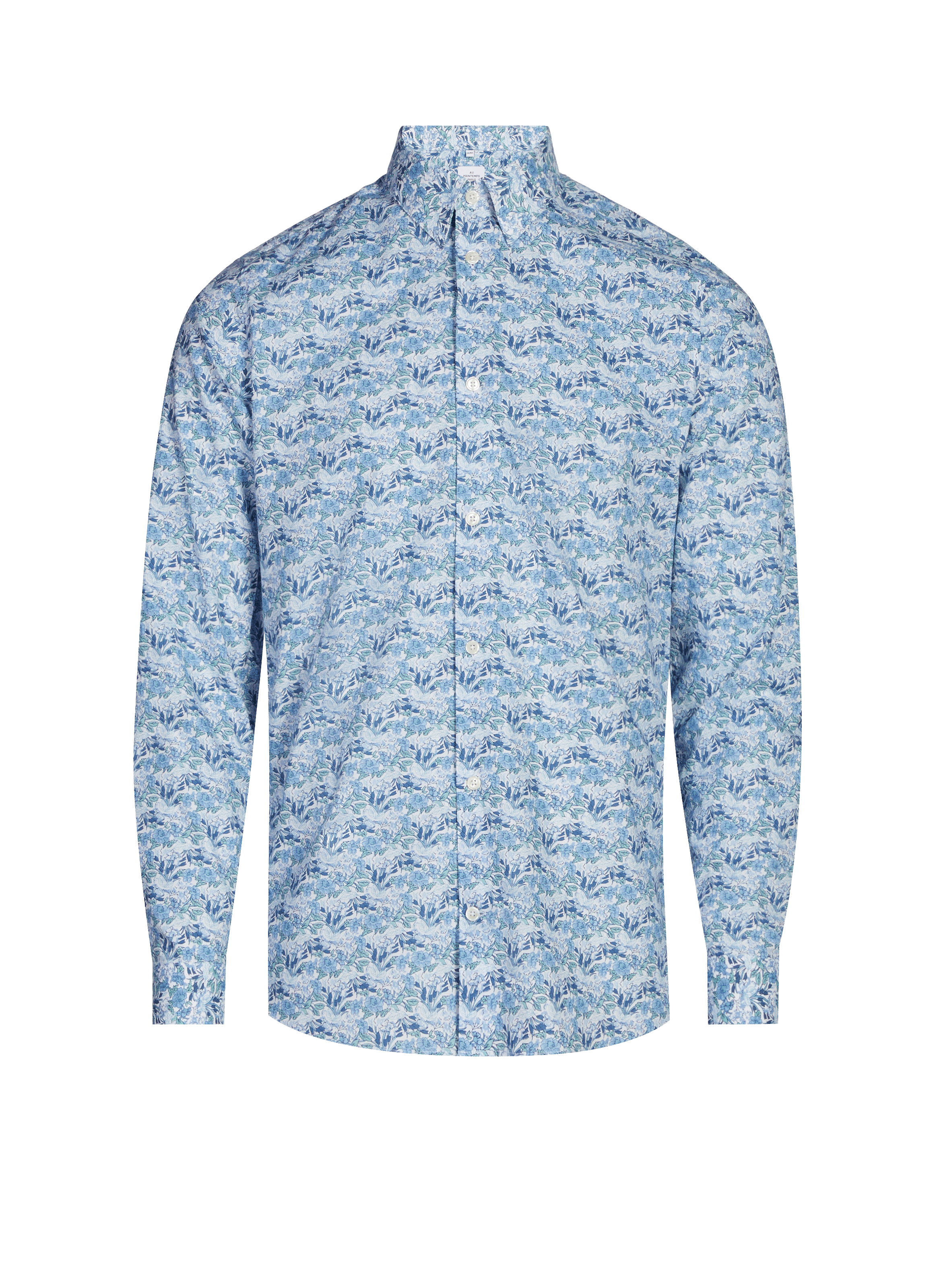 Chemise imprimée en coton Dropico AU PRINTEMPS PARIS Bleu