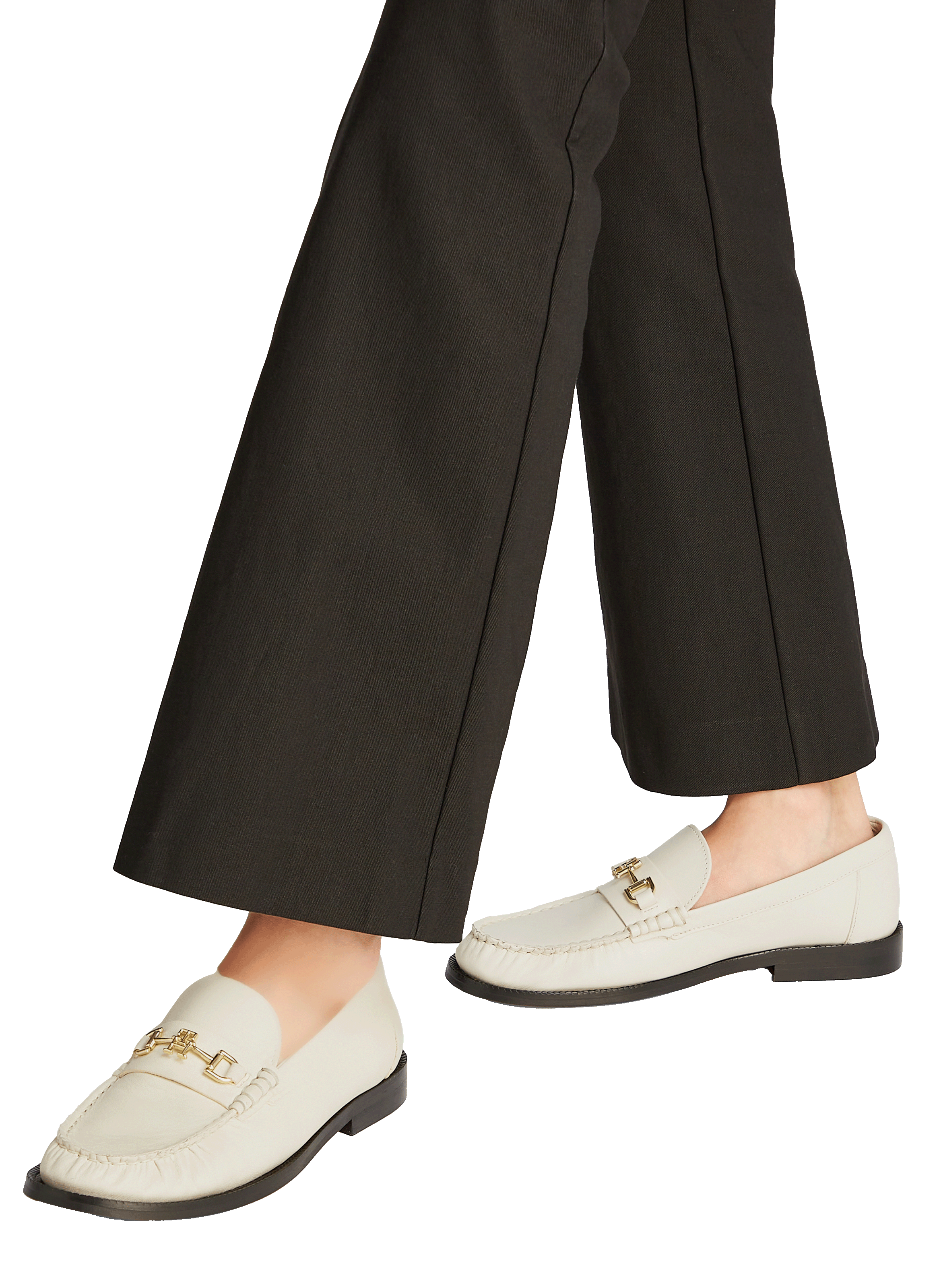 Mocassins en cuir TOMMY HILFIGER Beige