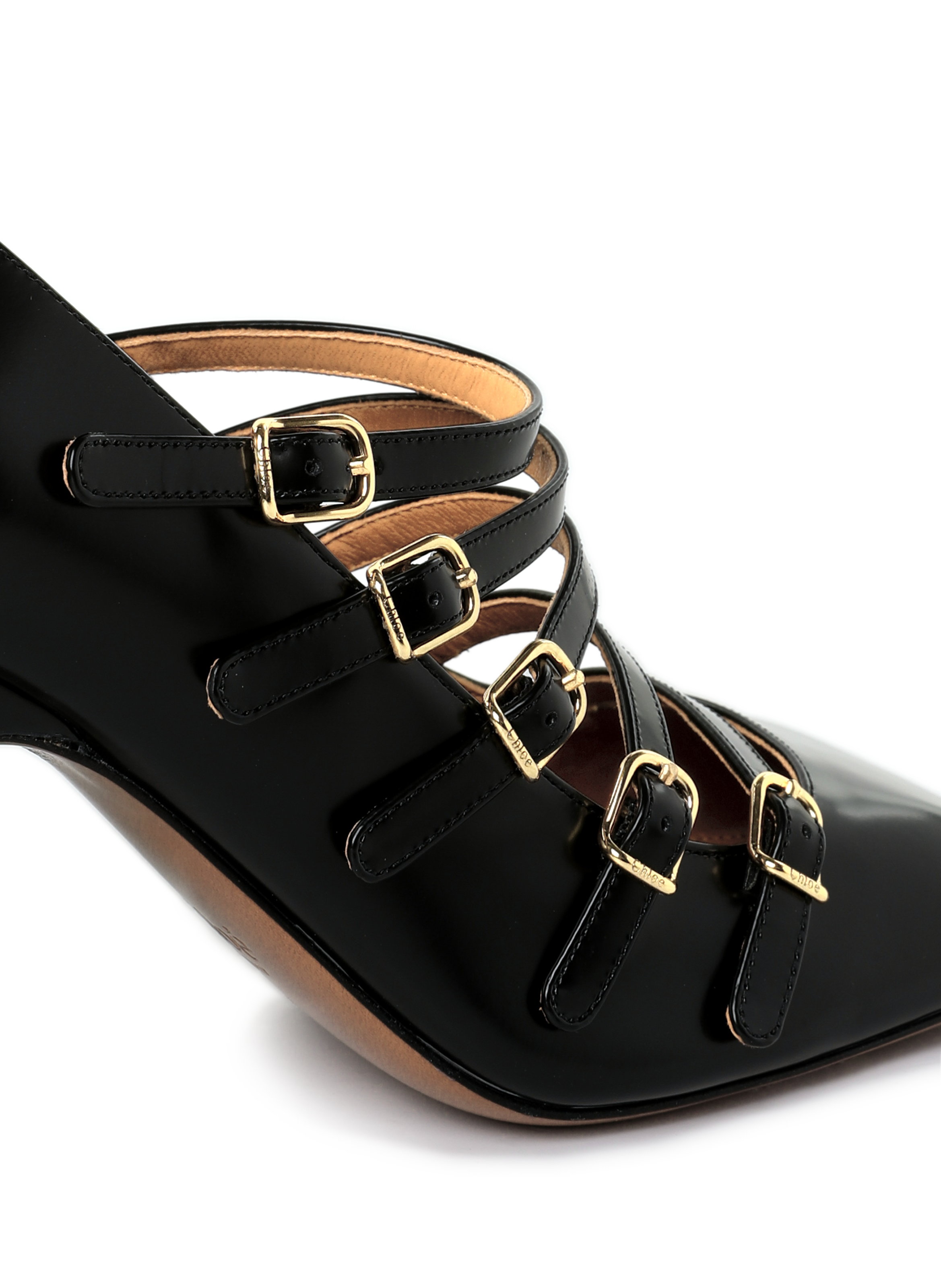 Escarpins Janis en cuir  CHLOÉ Noir