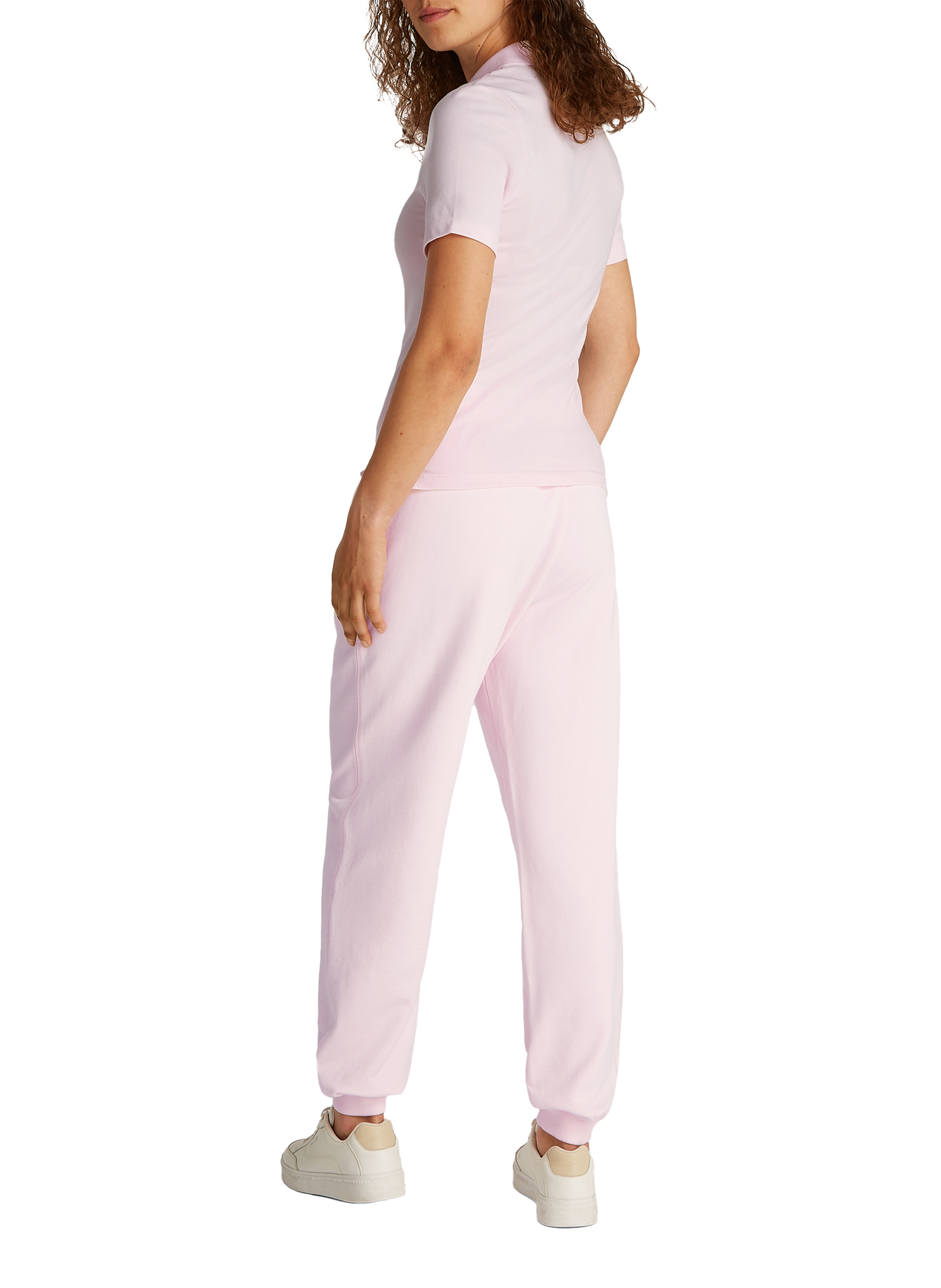 Polo cintré en coton  TOMMY HILFIGER Rose