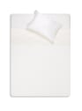 Drap plat en soie de mûrier | Blanc by AU PRINTEMPS PARIS AU PRINTEMPS PARIS Drap plat en soie de mûrier | Blanc
