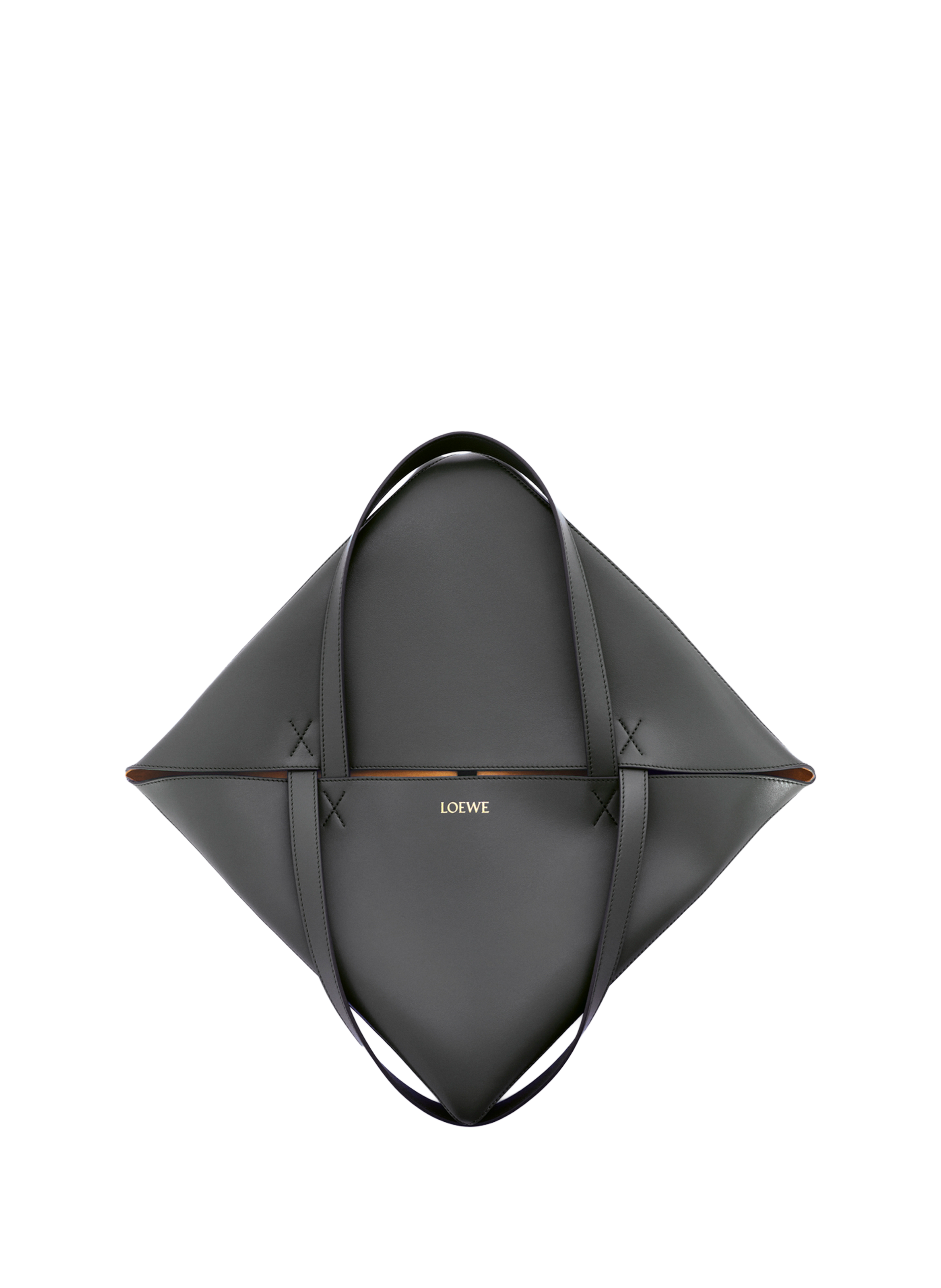 Bolso Puzzle Fold XL en cuero de becerro brillante LOEWE Negro