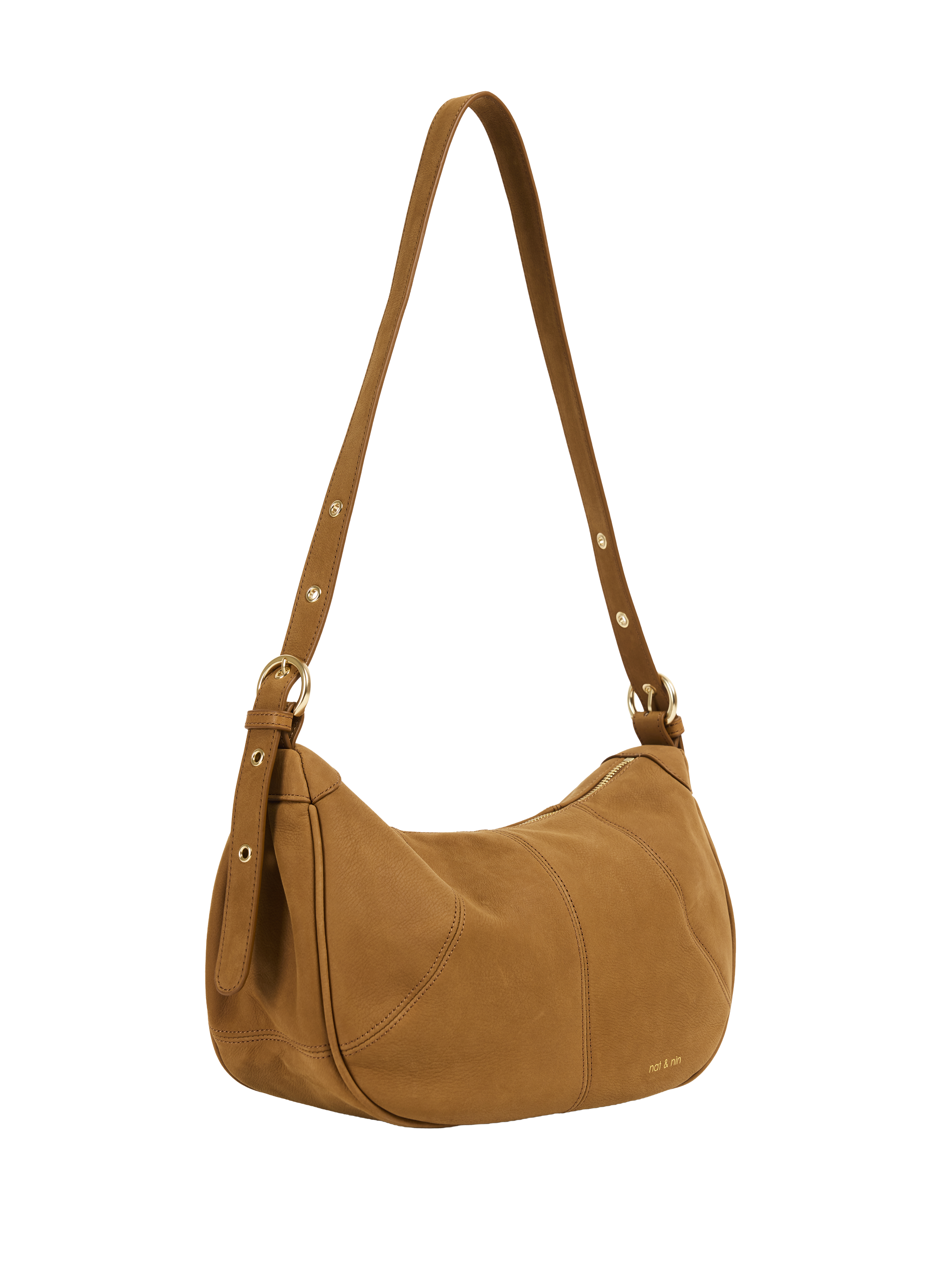 Sac Tara en cuir NAT & NIN Marron
