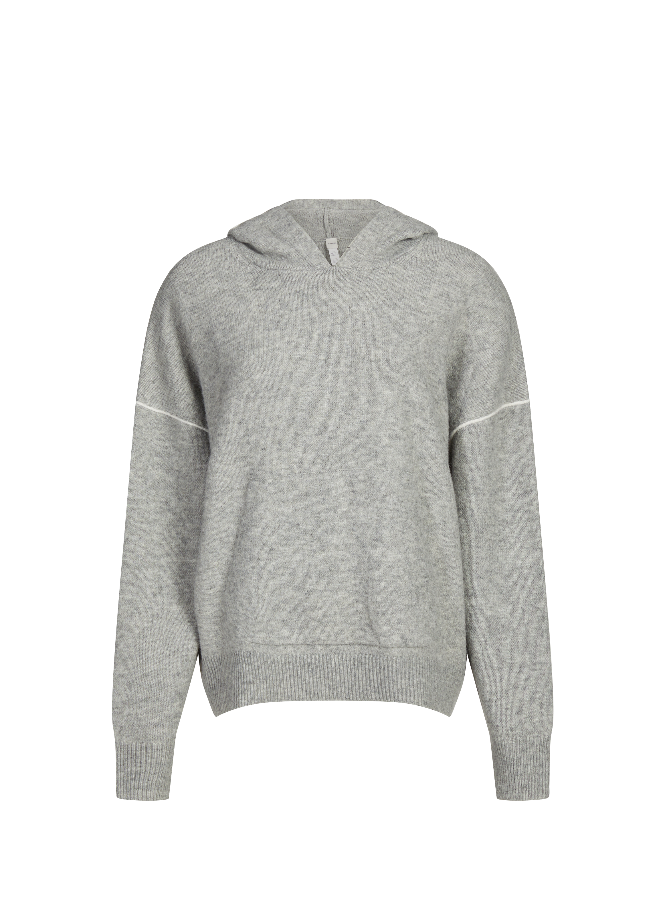 Pull droit à capuche  CALVIN KLEIN Gris
