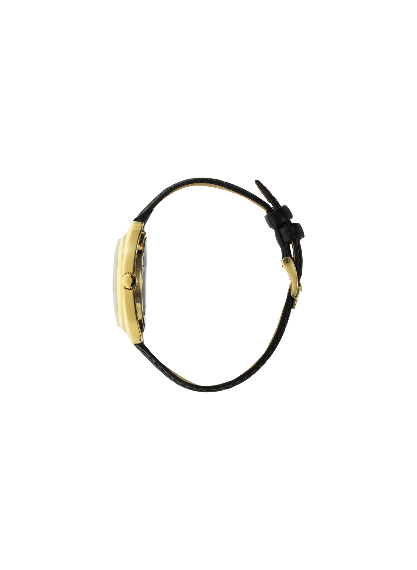 Montre quartz bracelet en cuir LIP Noir