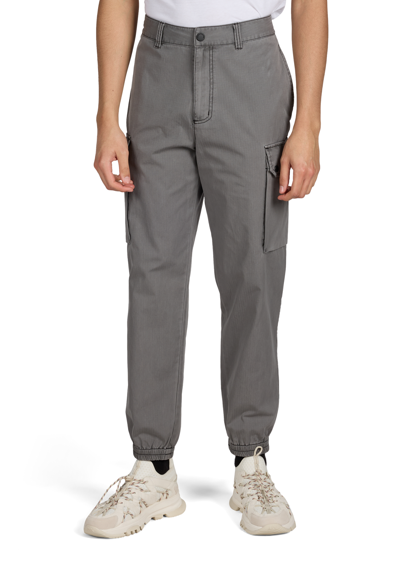 Pantalon cargo en coton ARMANI EXCHANGE Noir