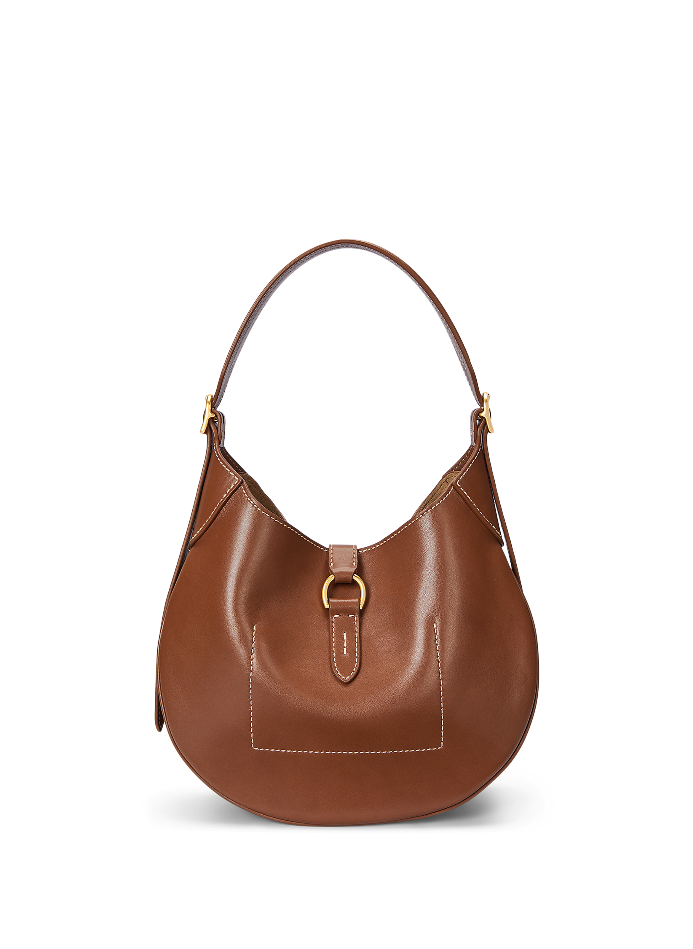 Lederhandtasche POLO RALPH LAUREN Braun