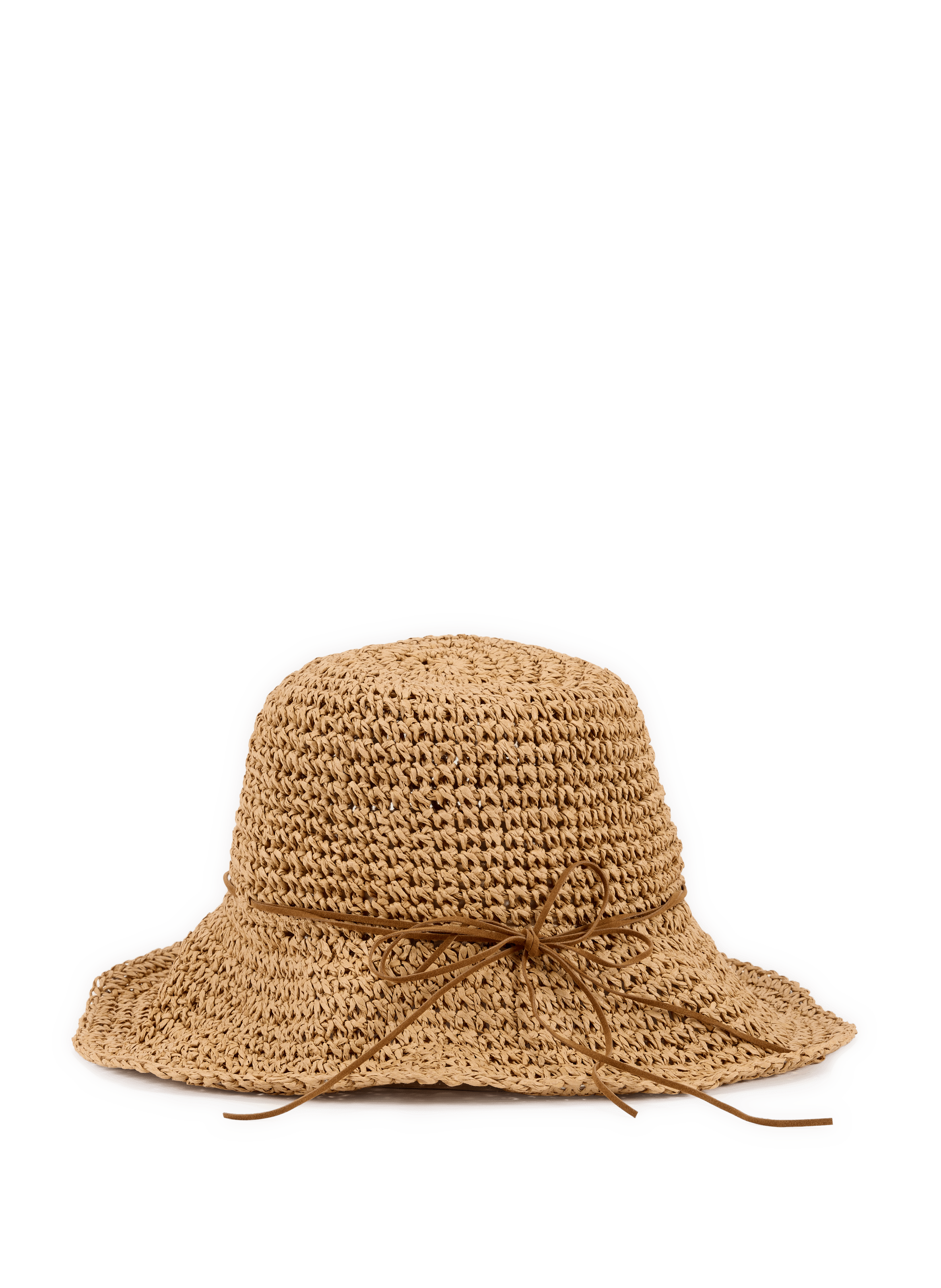 Straw hat AU PRINTEMPS PARIS Brown