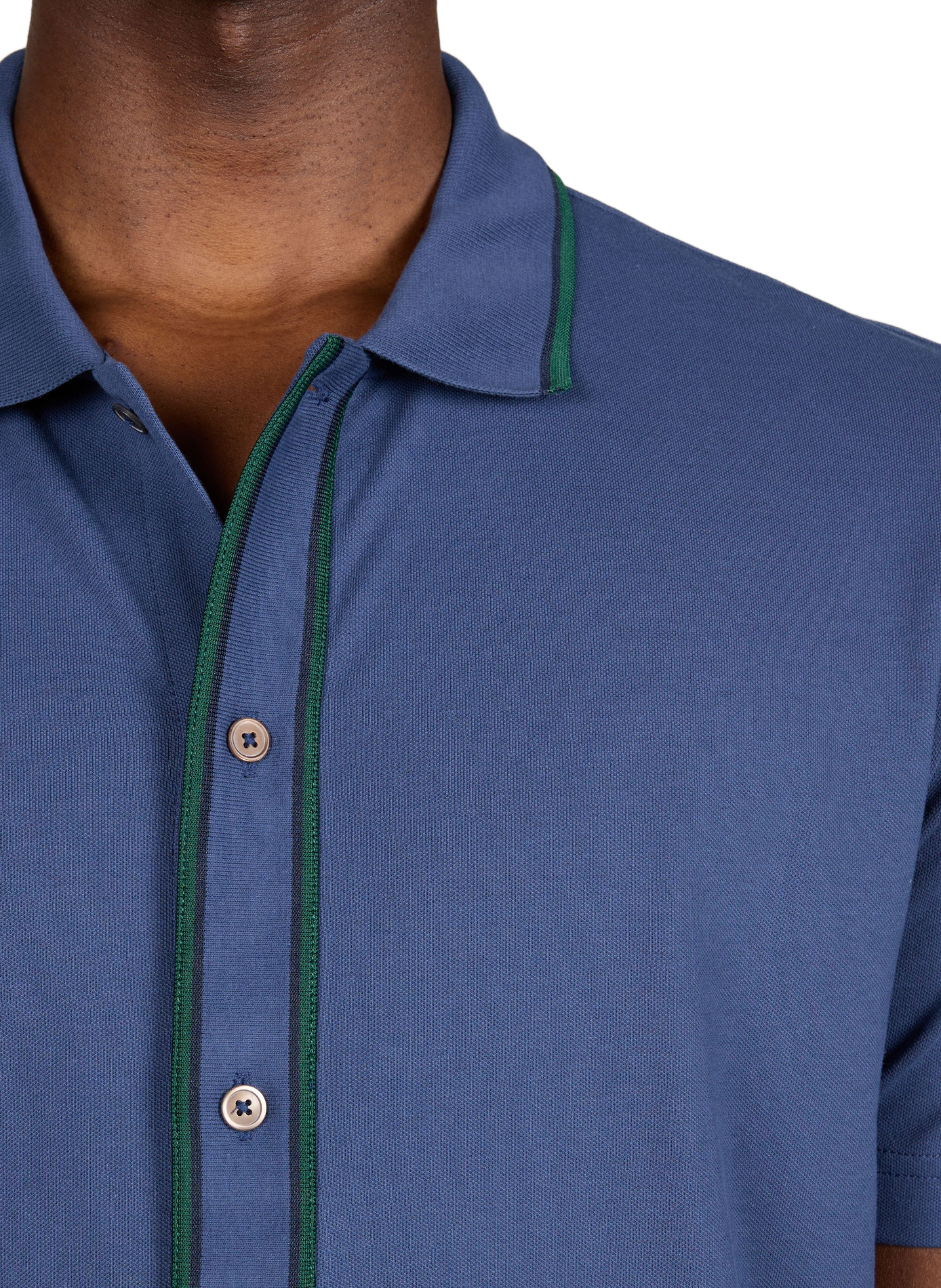 Chemise en coton mélangé PAUL SMITH Bleu