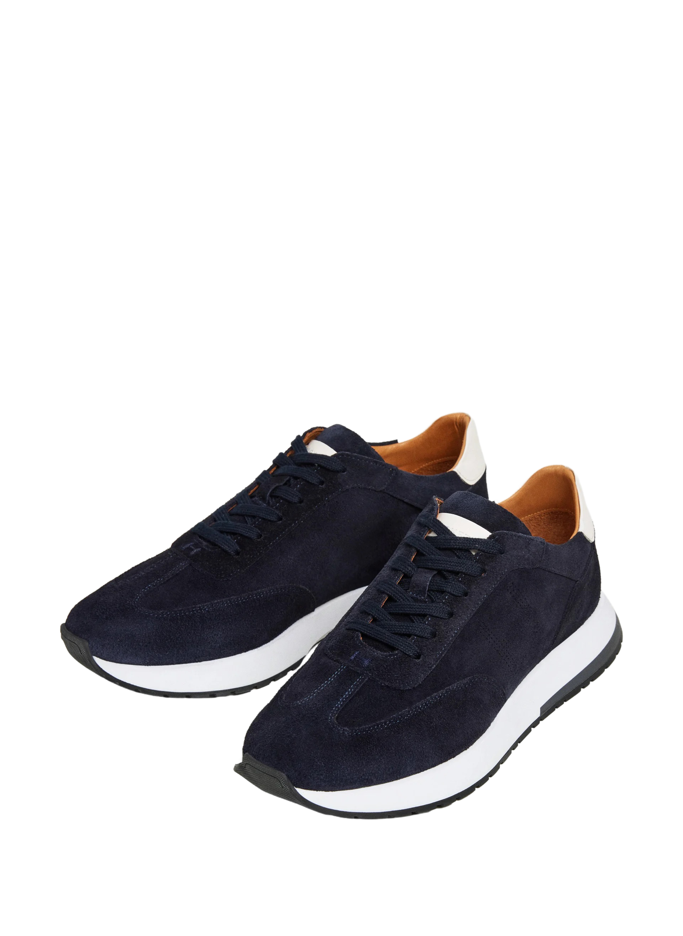 Baskets basses Rapid Chad en cuir nubuck HACKETT Bleu