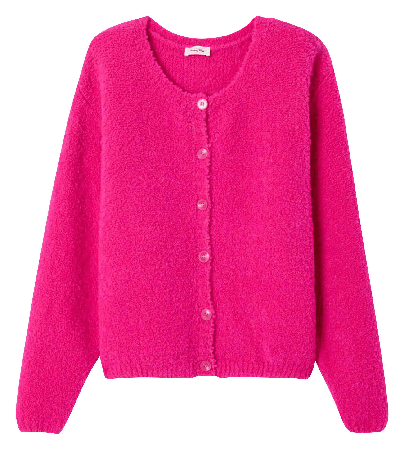 Cardigan oversize en laine mélangée zolly AMERICAN VINTAGE Rose