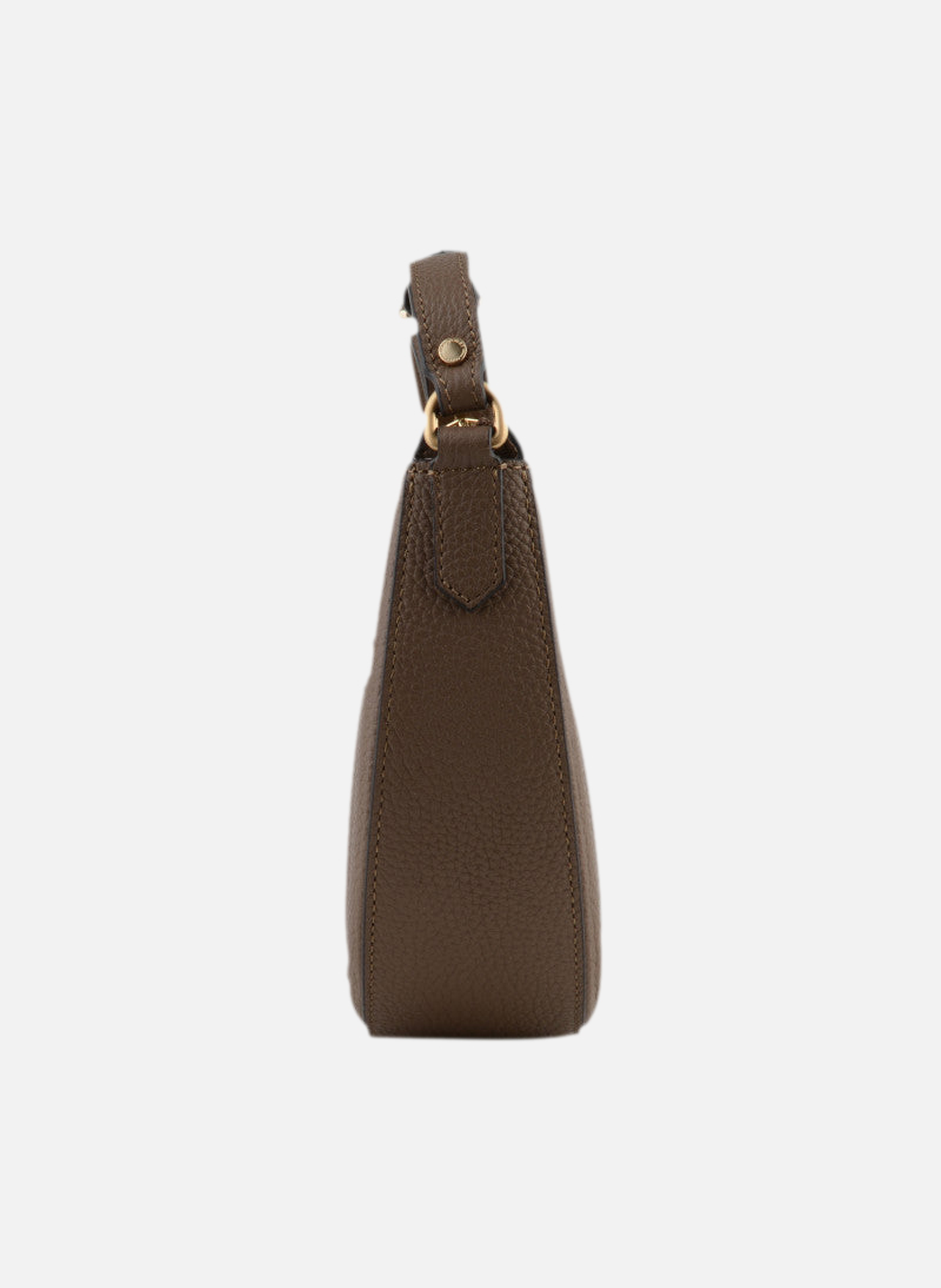 Image | sac porté épaule en cuir de vachette POURCHET Marron