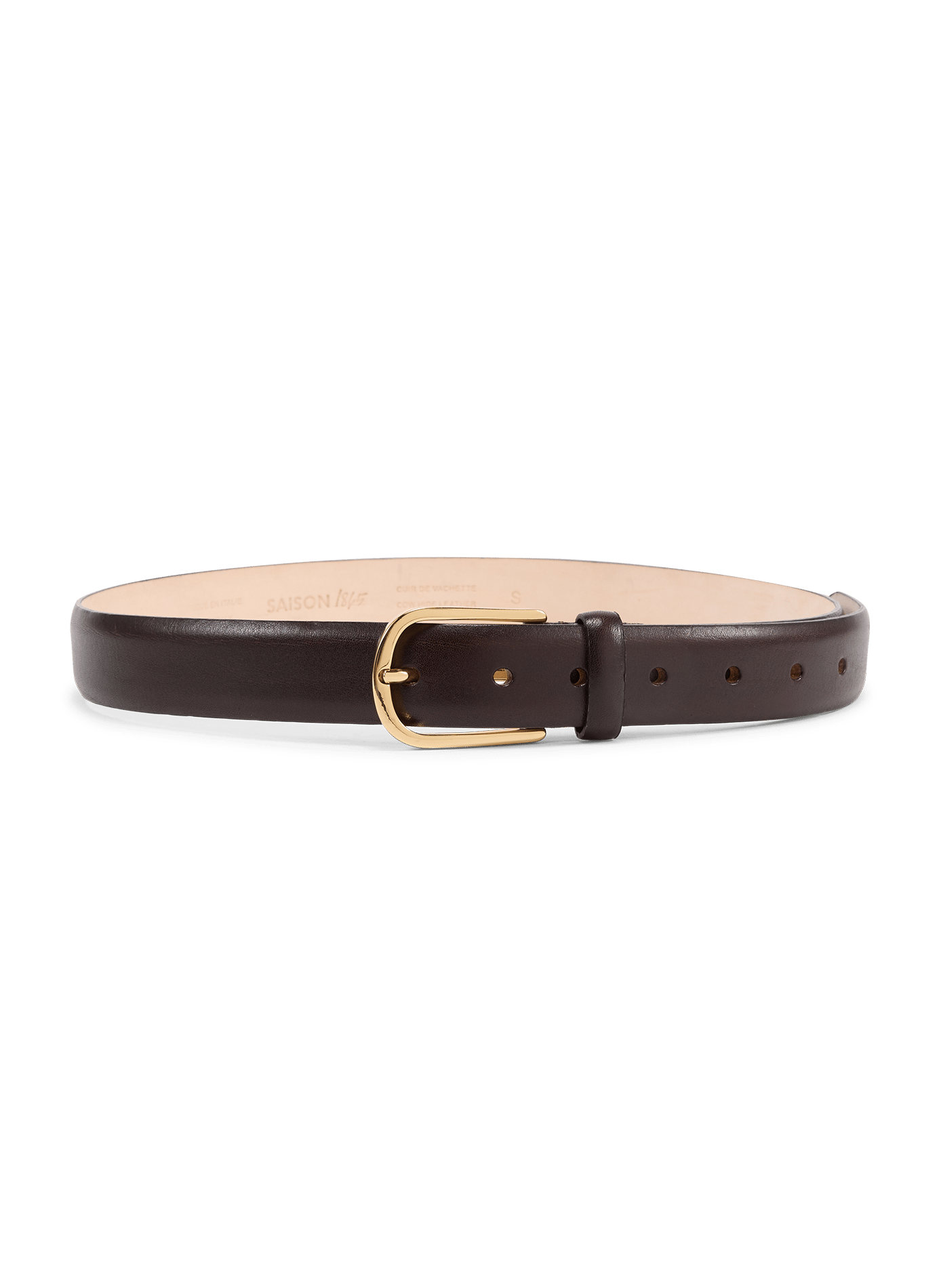 Leather Belt  SAISON 1865 Brown