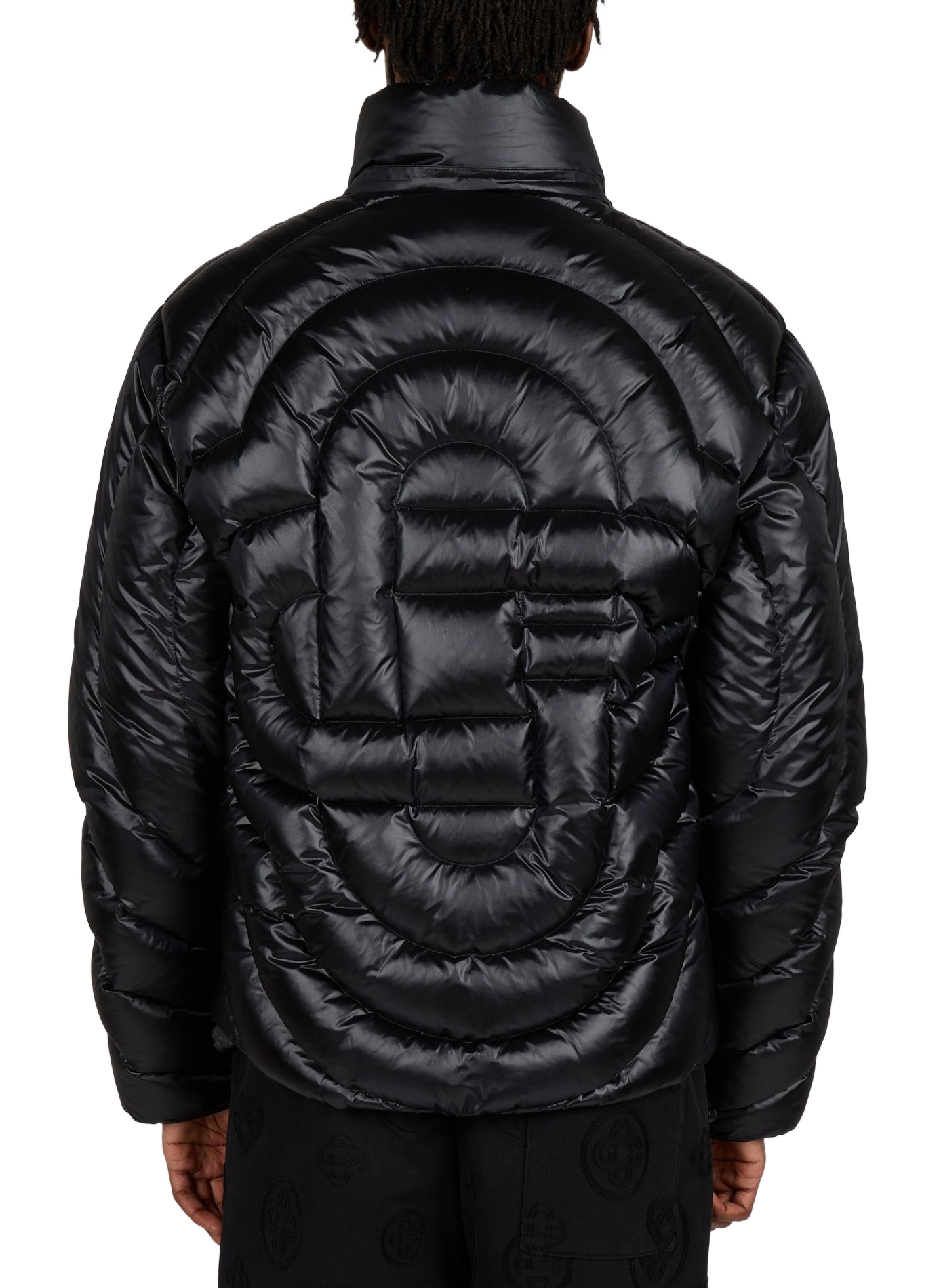 Doudoune oversize à capuche CASABLANCA PARIS Noir