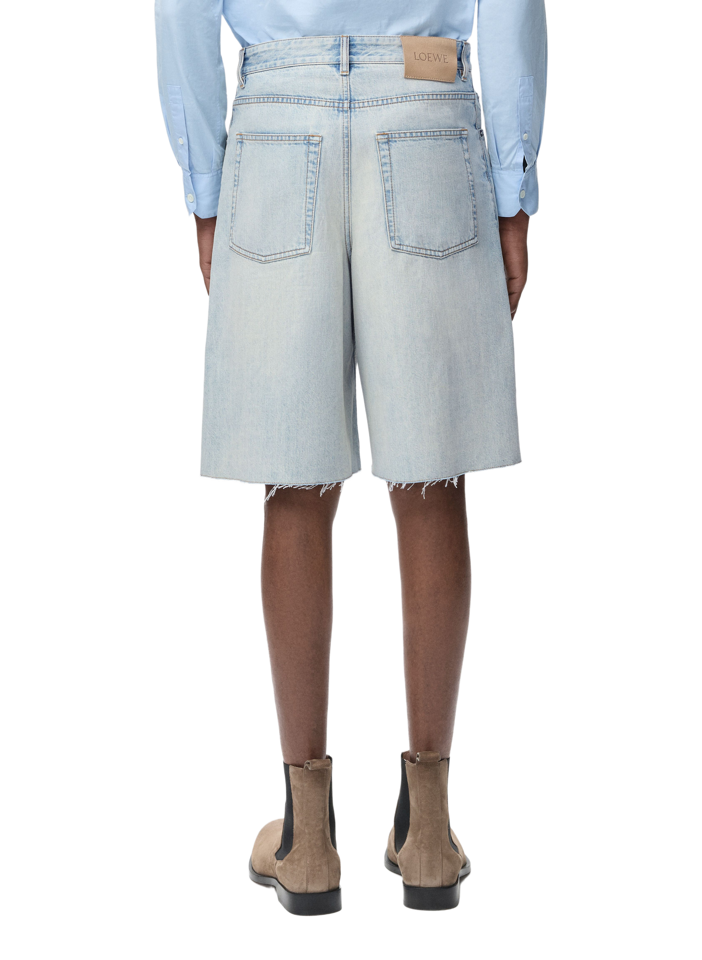 Korte Denim Anagram LOEWE Blauw