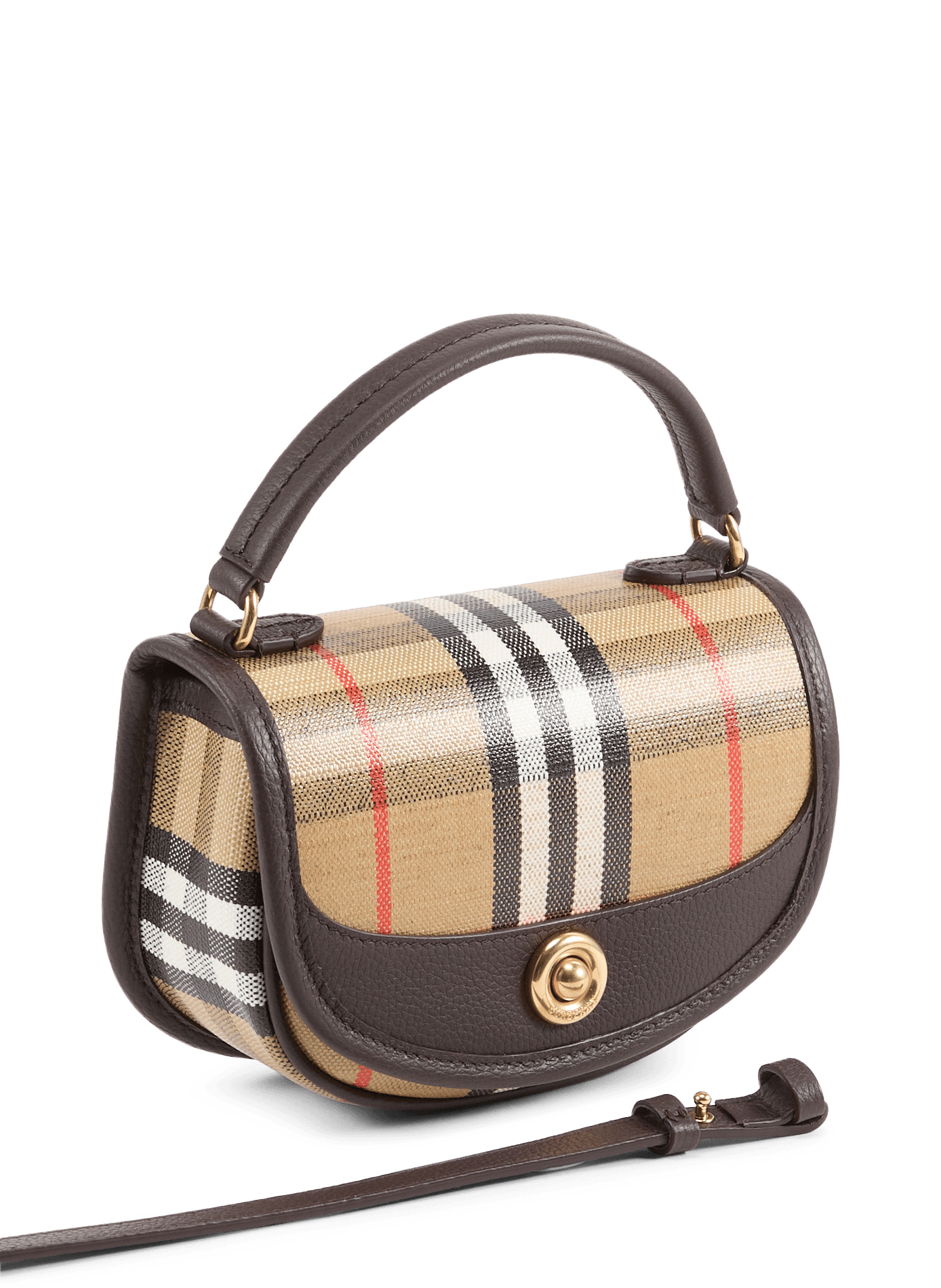 Schoudertas Highlands met logo BURBERRY Beige
