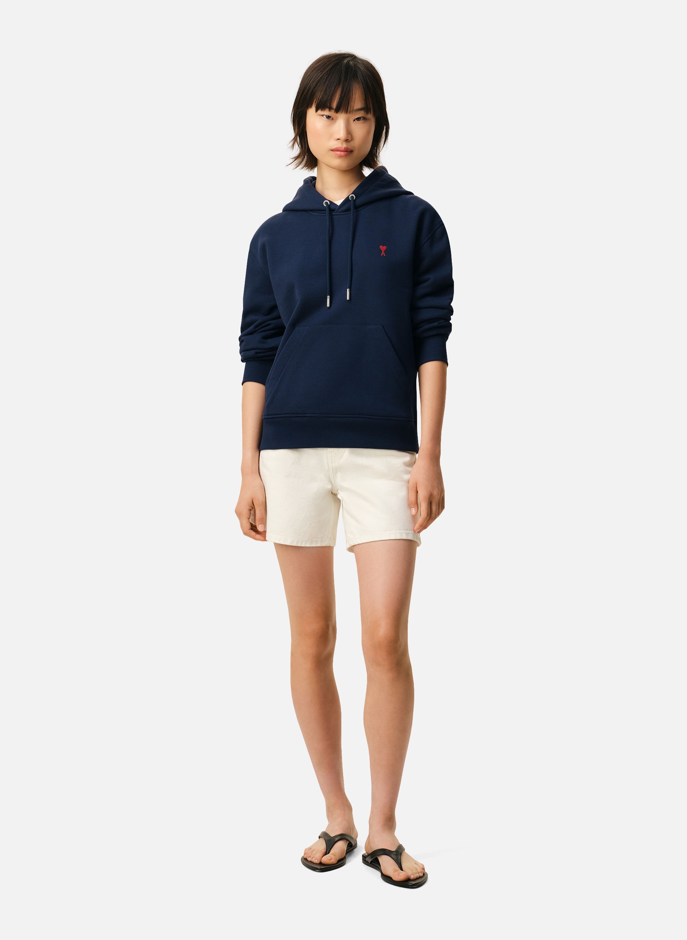 Hoodie ami de coeur rouge unisexe AMI PARIS Bleu