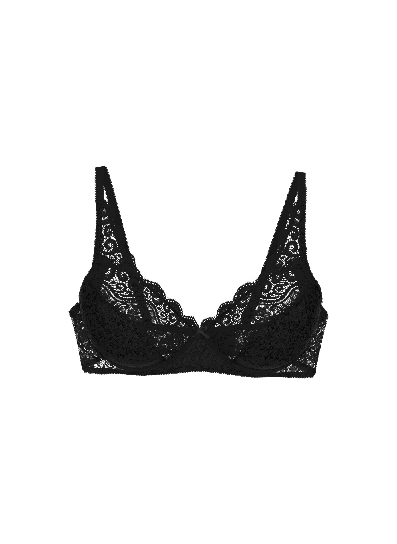 Lace Amourette wire-free bra TRIUMPH Black