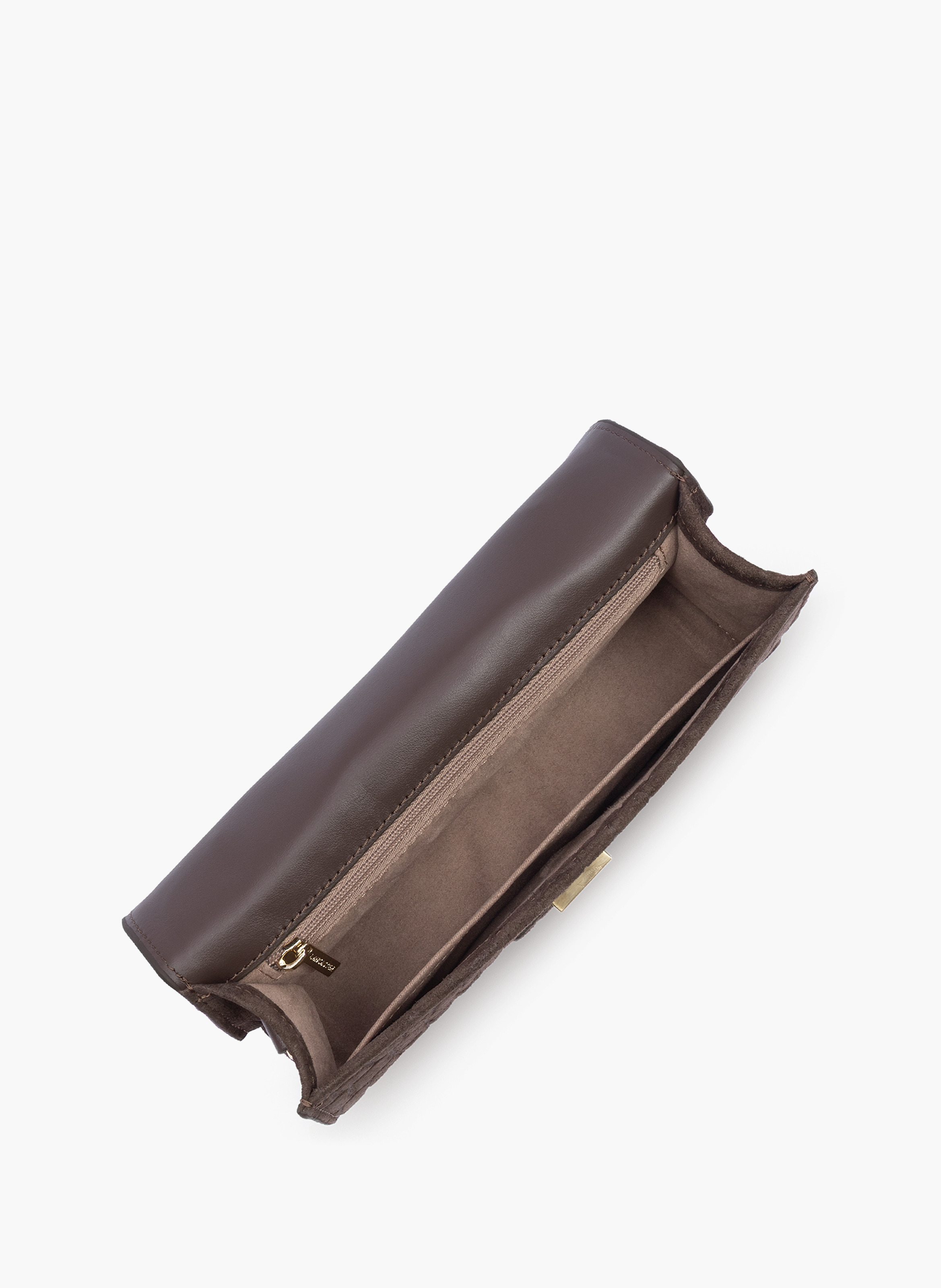 Sac à main - suède exo LANCASTER Marron