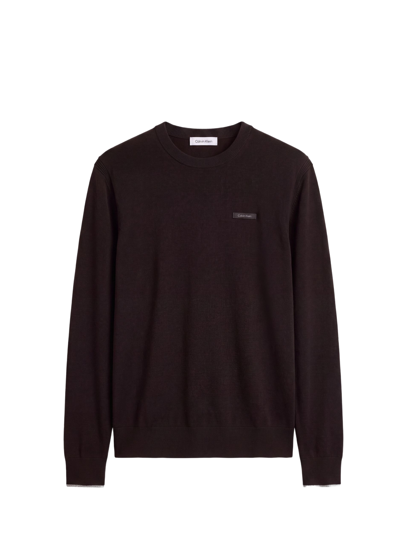 Pull manches longues à logo  CALVIN KLEIN Schwarz