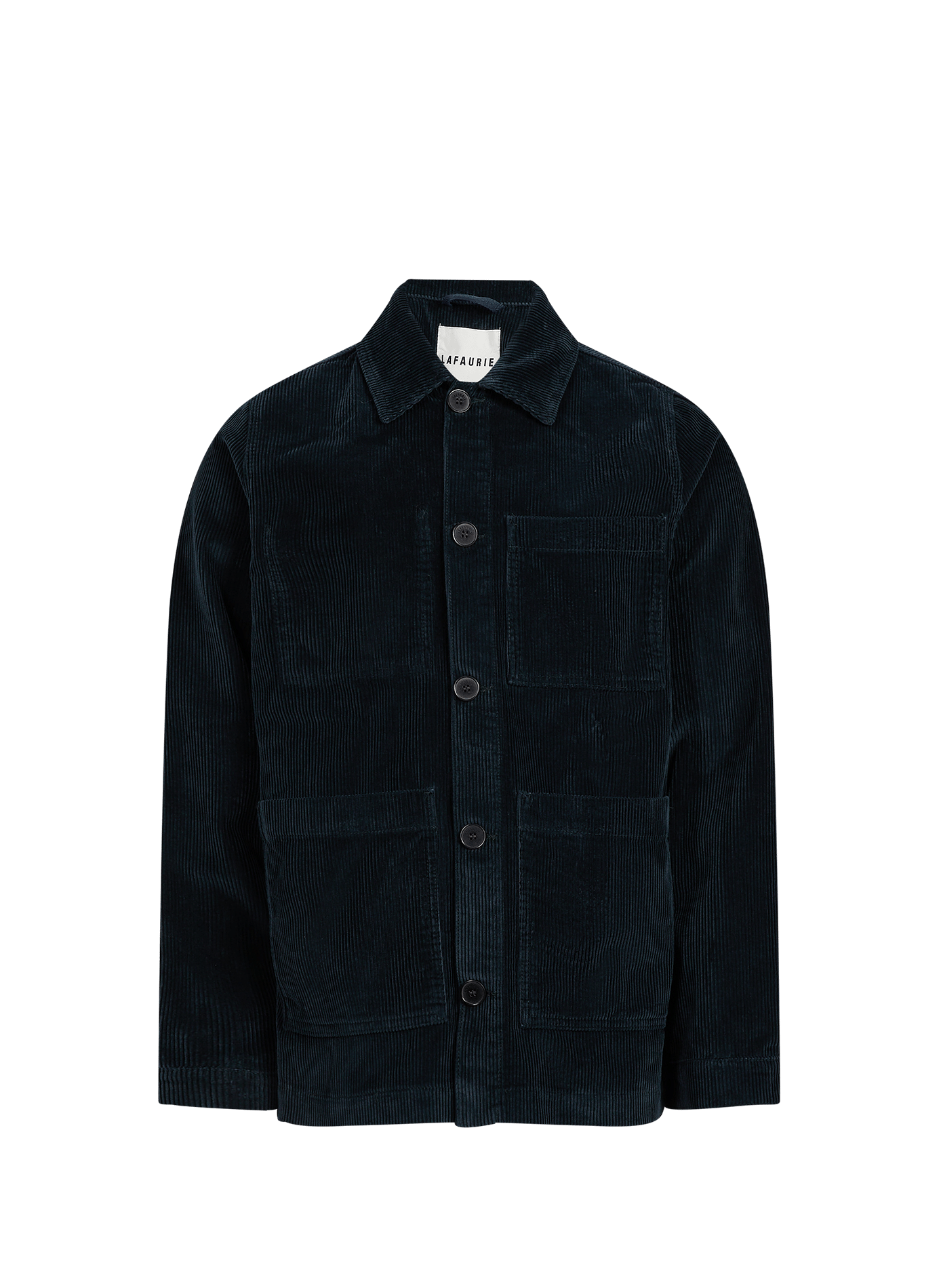 Chaqueta Esteve recta de algodón acanalado LAFAURIE Azul