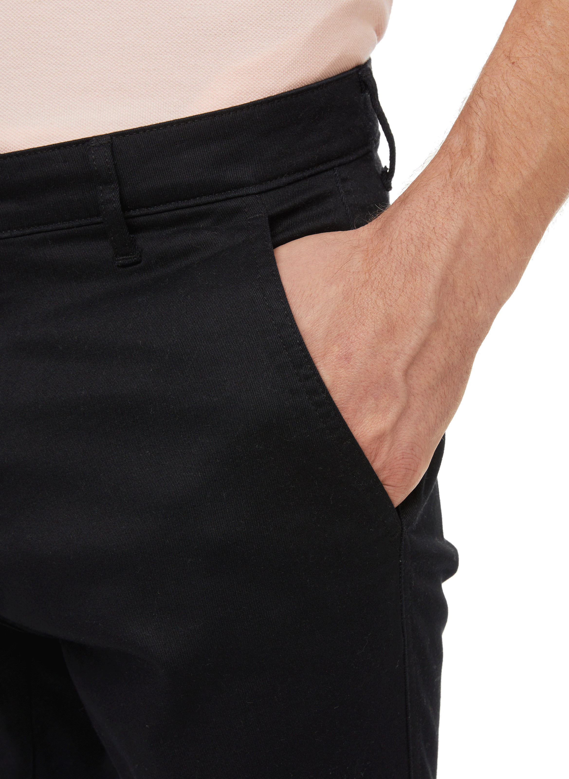 Recycled cotton-blend chinos DOCKERS Black