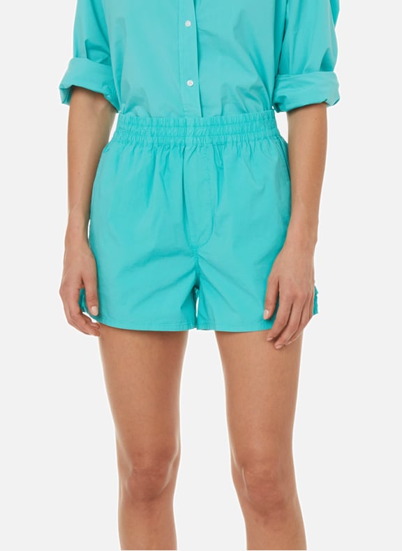 Short en coton Vert by SAISON 1865 SAISON 1865 Short en coton Vert