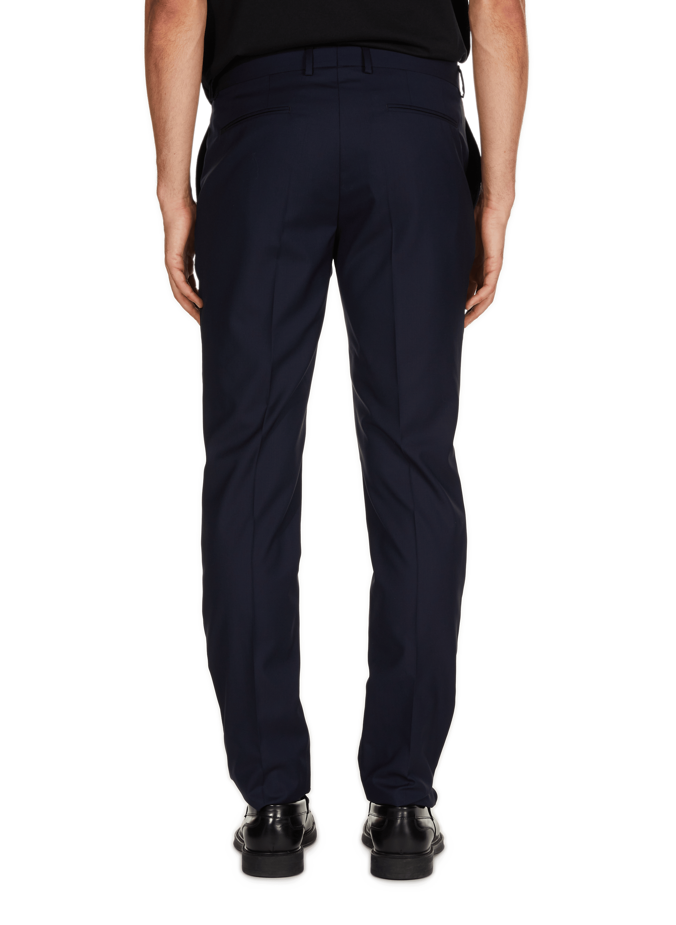 Pantalon slim Caph en laine SAISON 1865 Bleu