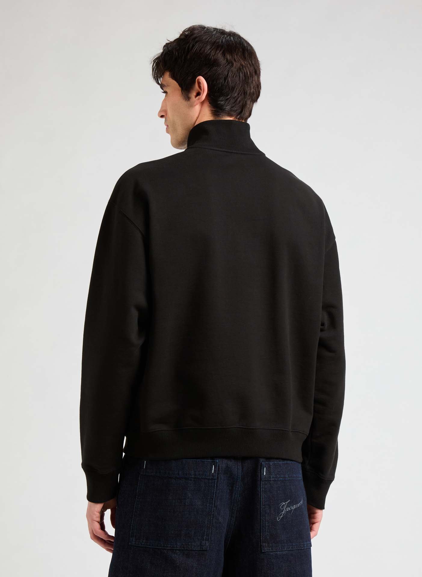 Zip-neck sweatshirt KENZO Black