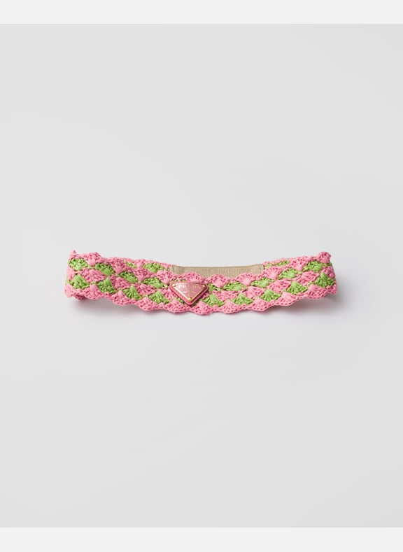 Bandeau en crochet Rose by PRADA PRADA Bandeau en crochet Rose