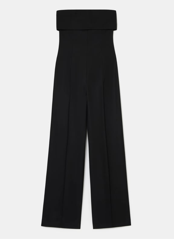 Combinaison bustier uni - celeste Noir by TARA JARMON TARA JARMON Combinaison bustier uni - celeste Noir