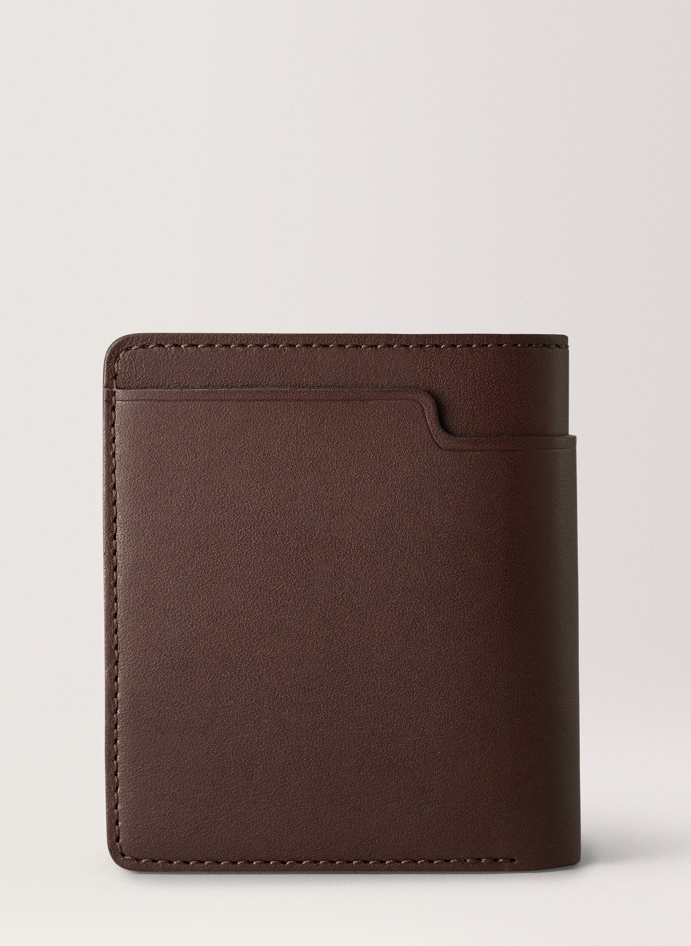 Portefeuille 'walden' en cuir vachetta CARL FRIEDRIK Marron