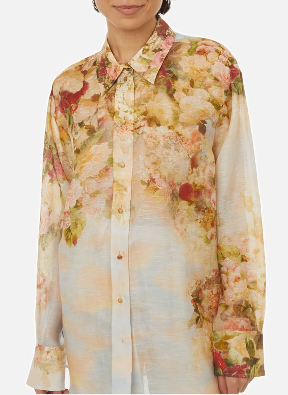 Chemise en lin et soie Multicolore by ZIMMERMANN ZIMMERMANN Chemise en lin et soie Multicolore