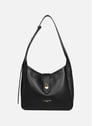 Small bucket bag - Top Double | Black by LANCASTER LANCASTER Small bucket bag - Top Double | Black