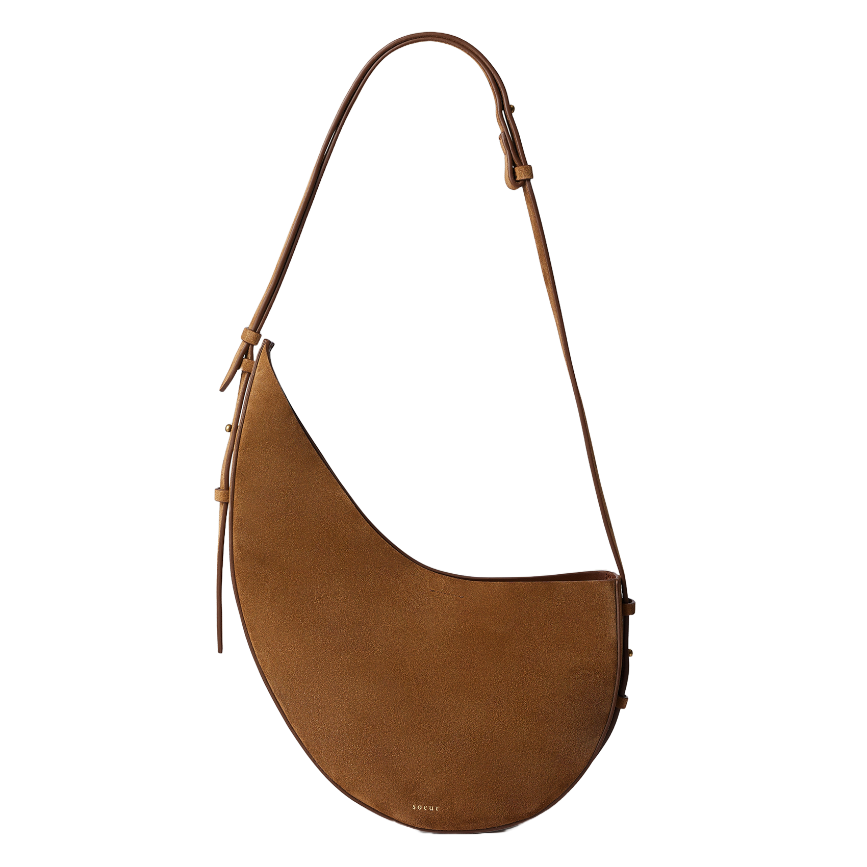 Sac bandoulière en cuir winona SOEUR Marron