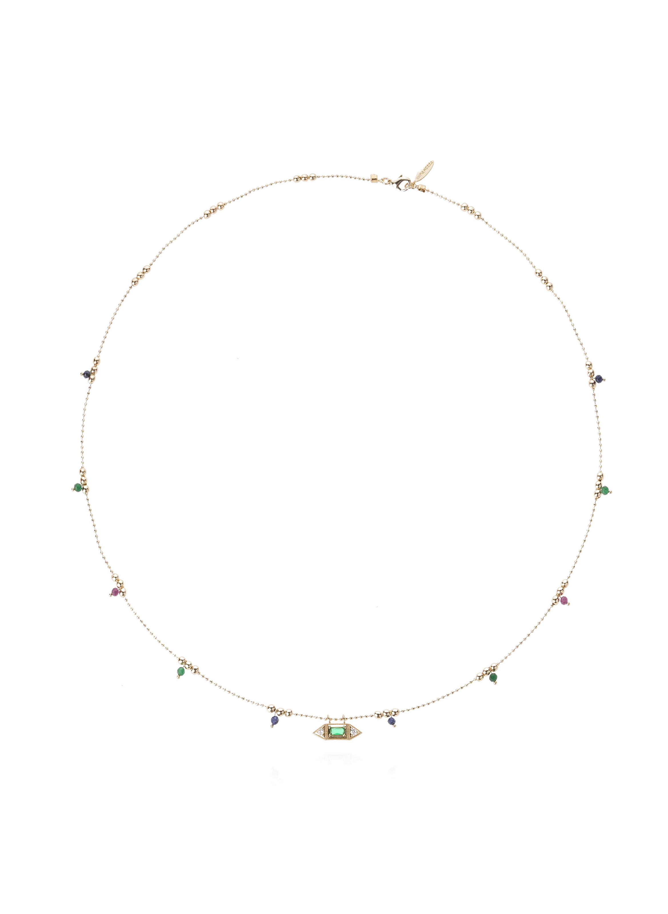 Collier chaîne avec pampilles ravine HIPANEMA Doré