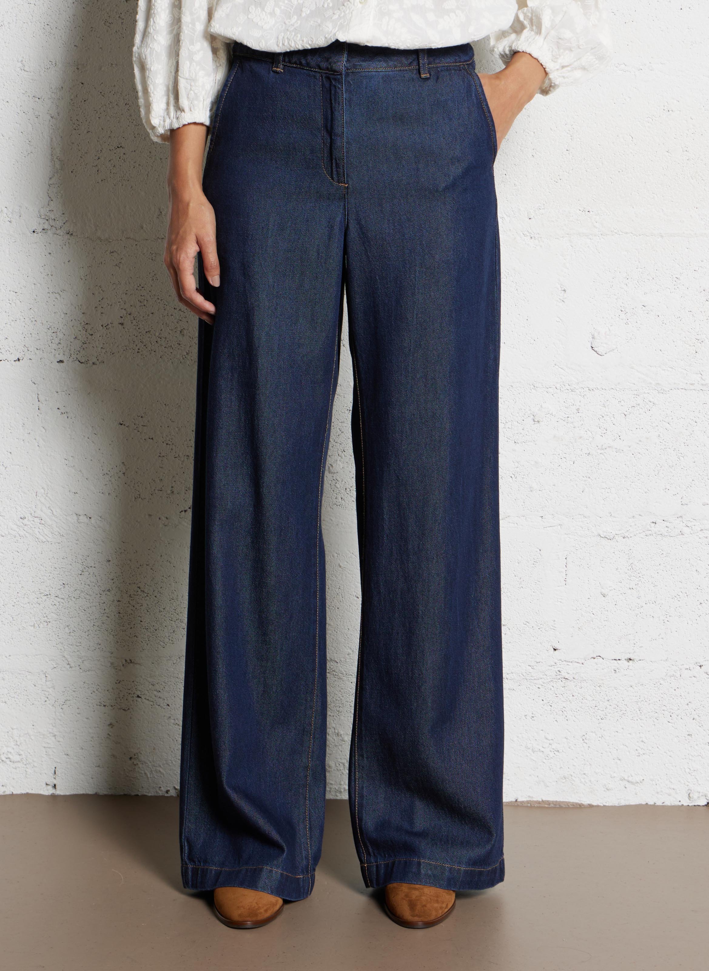 Jean large adele MAISON 123 Bleu