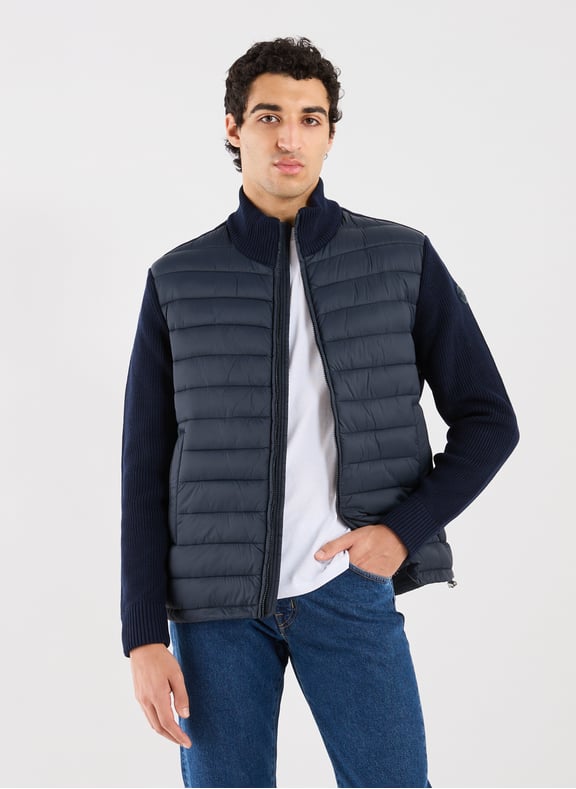 Veste bi-matière Bleu by COLMAR COLMAR Veste bi-matière Bleu