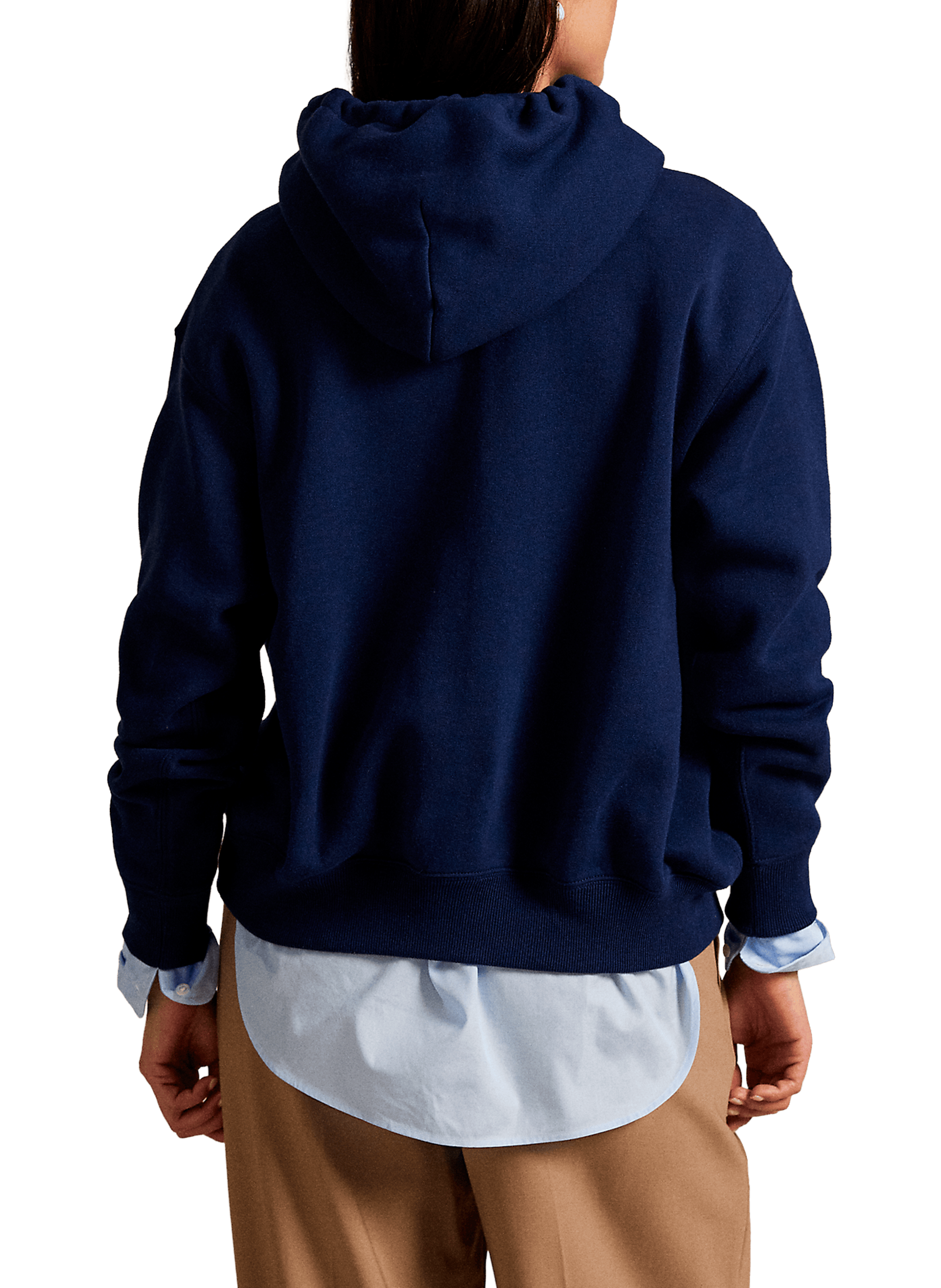 Sweat à capuche en coton POLO RALPH LAUREN Bleu