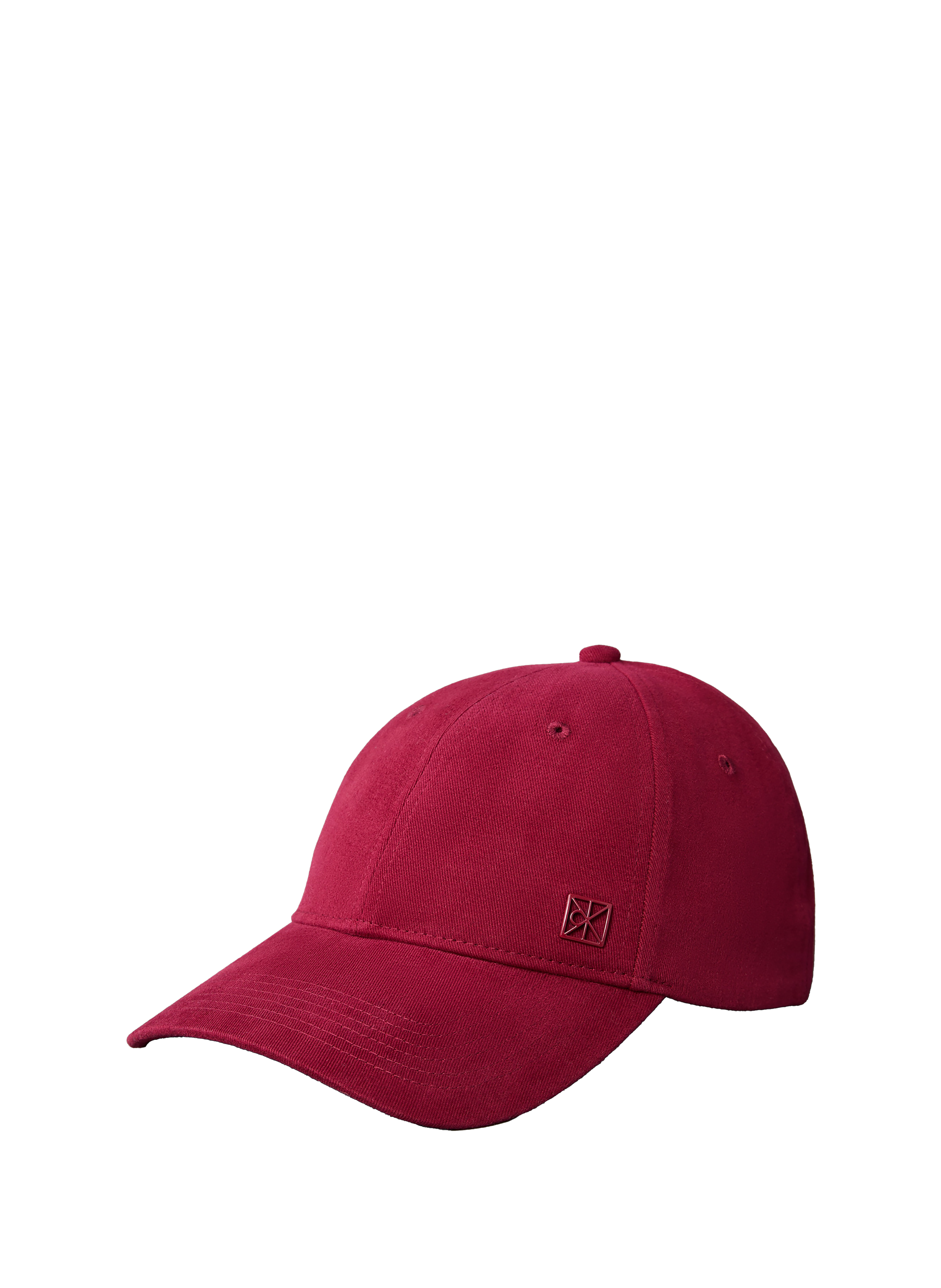 CALVIN KLEIN Casquette en coton Rouge