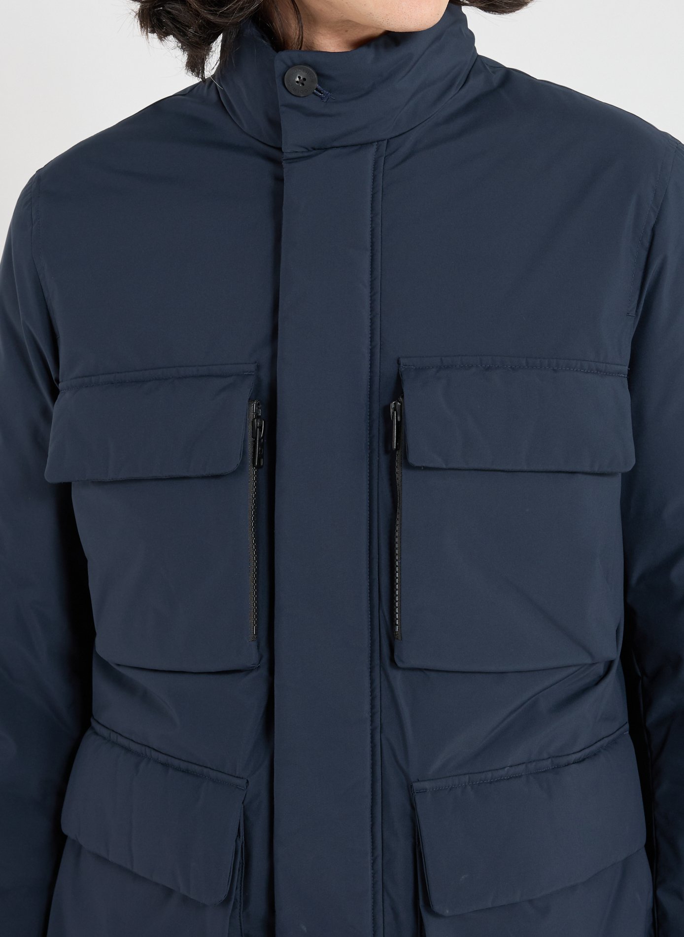 Blouson col montant WOOLRICH Bleu