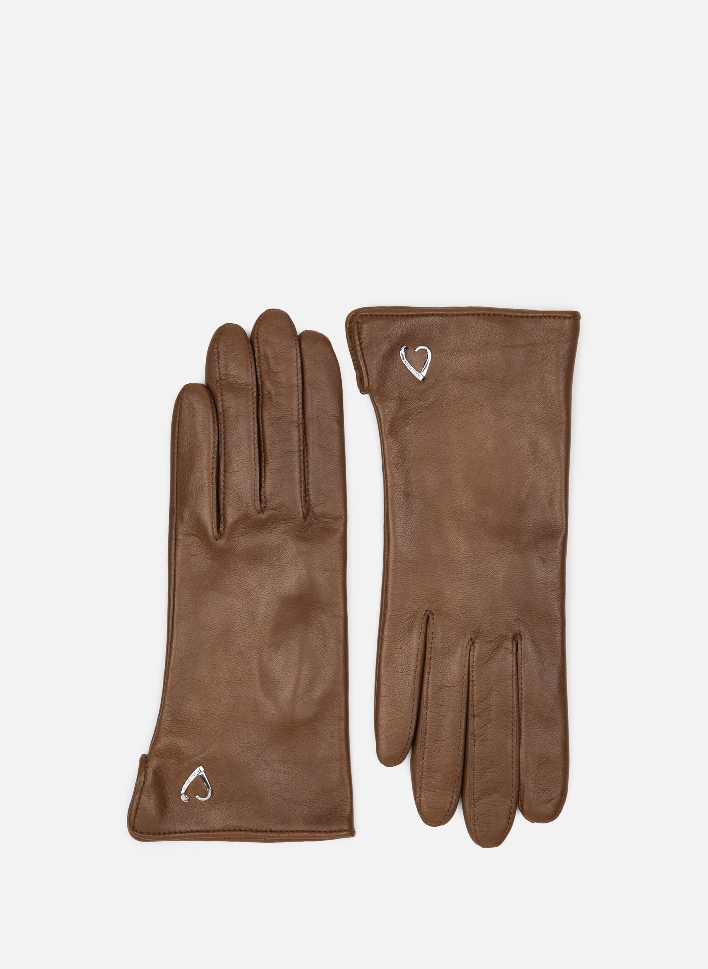 Lambskin gloves LANCASTER Brown