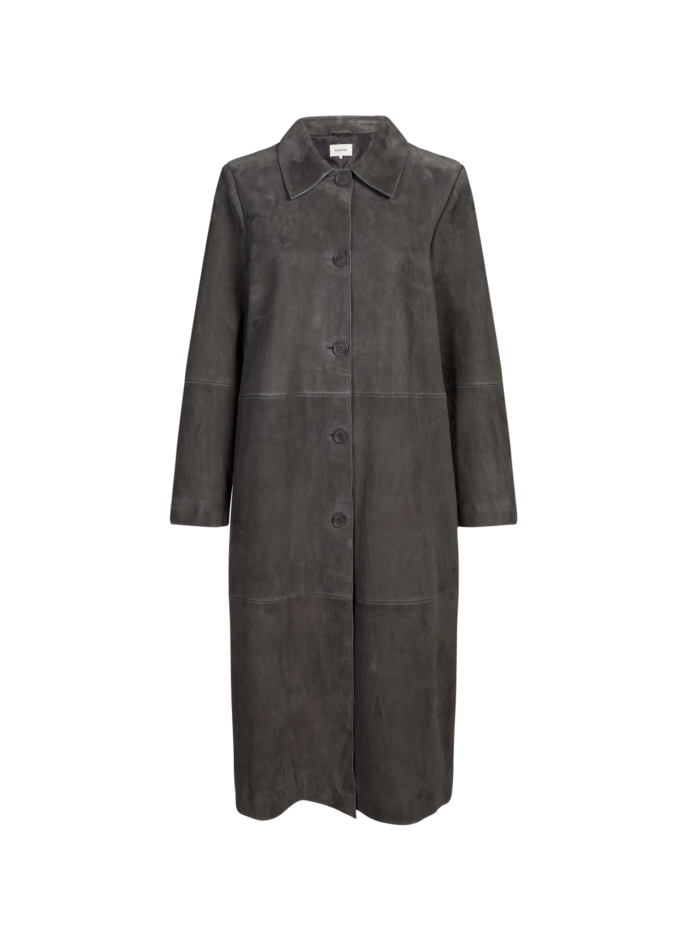 Long leather jacket Ucara SAISON 1865 Grey