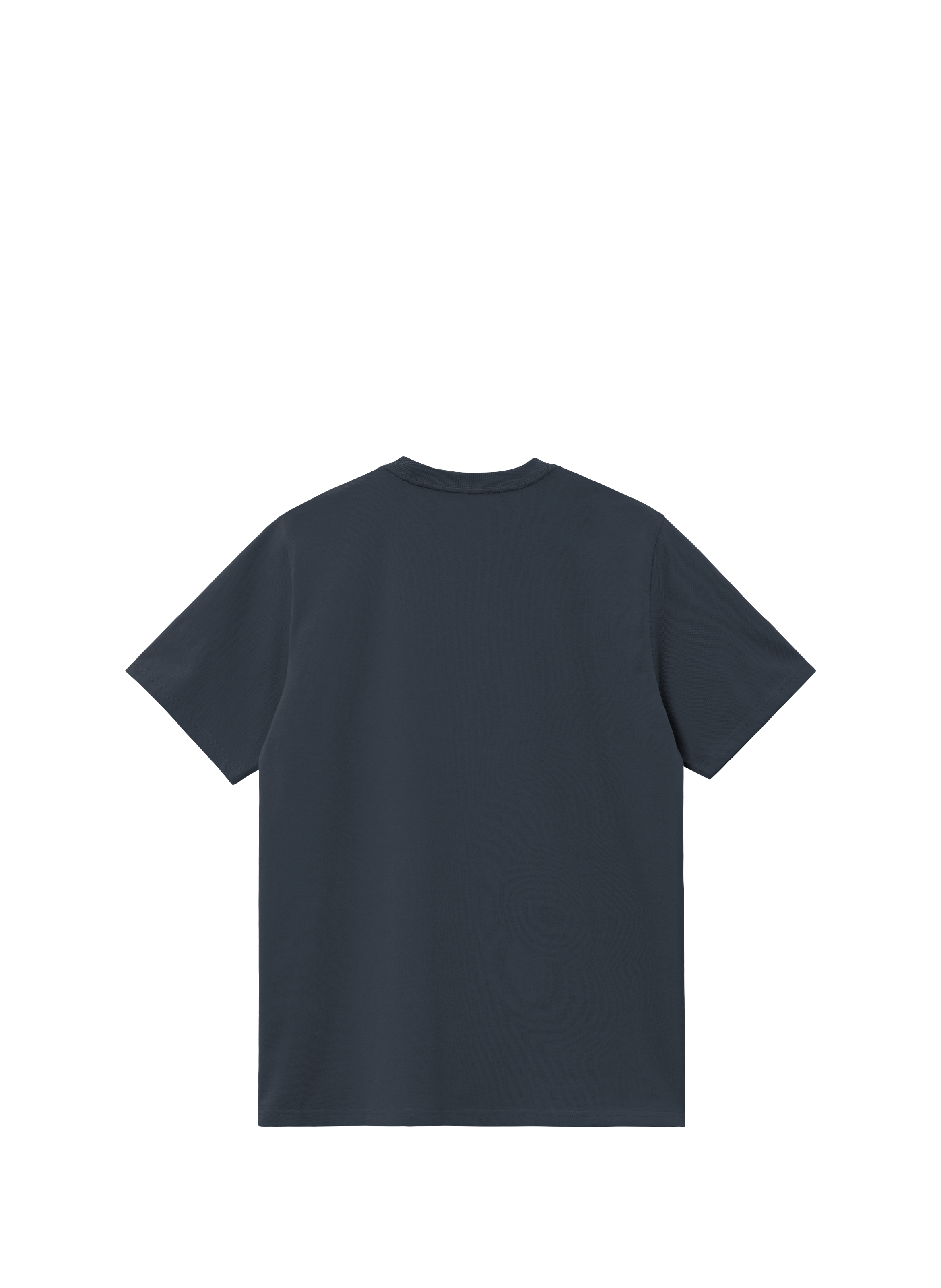 T-Shirt American Script aus Bio-Baumwolle CARHARTT WIP Blau