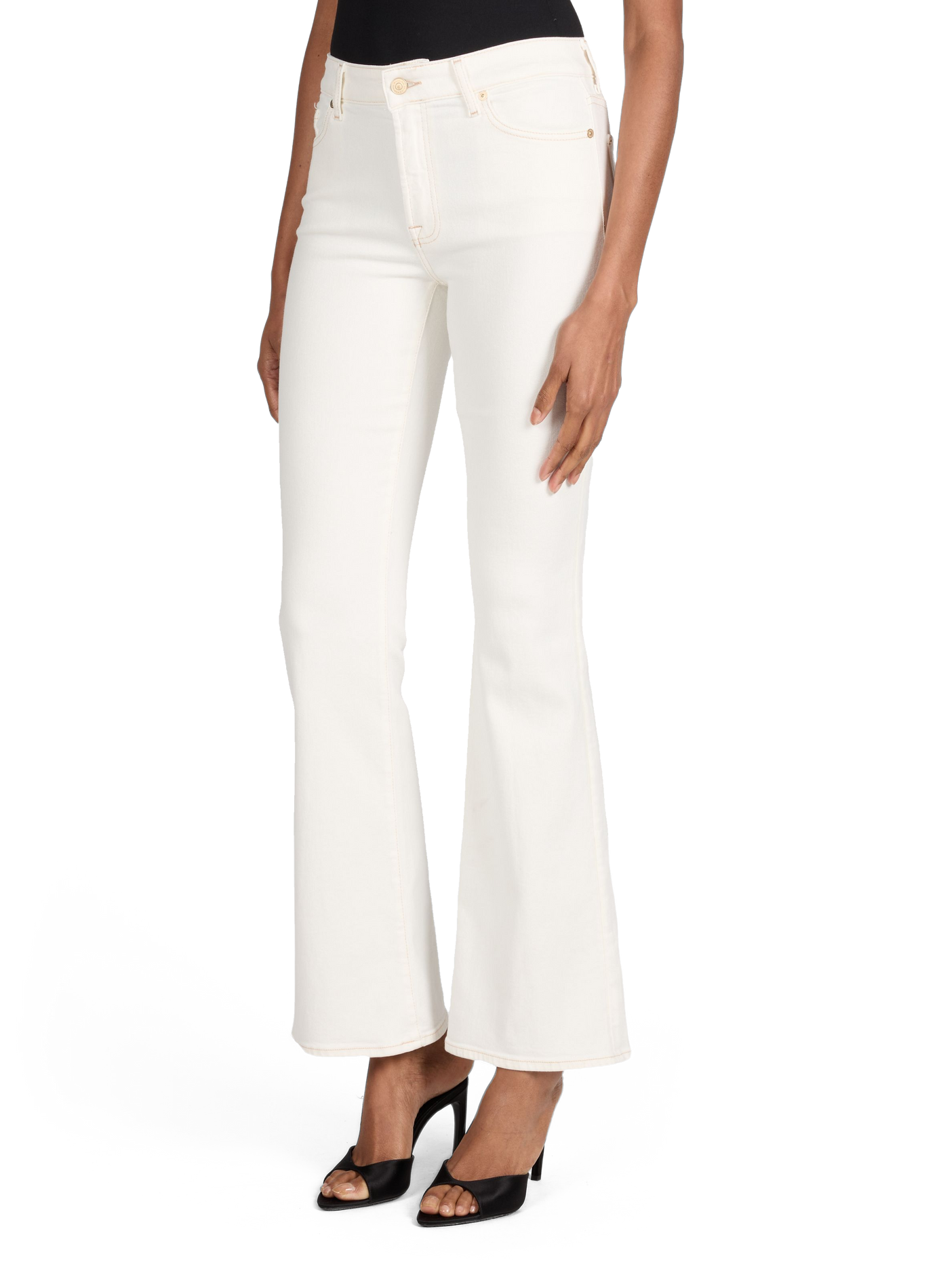 Bootcut jeans in mixed cotton 7 FOR ALL MANKIND White