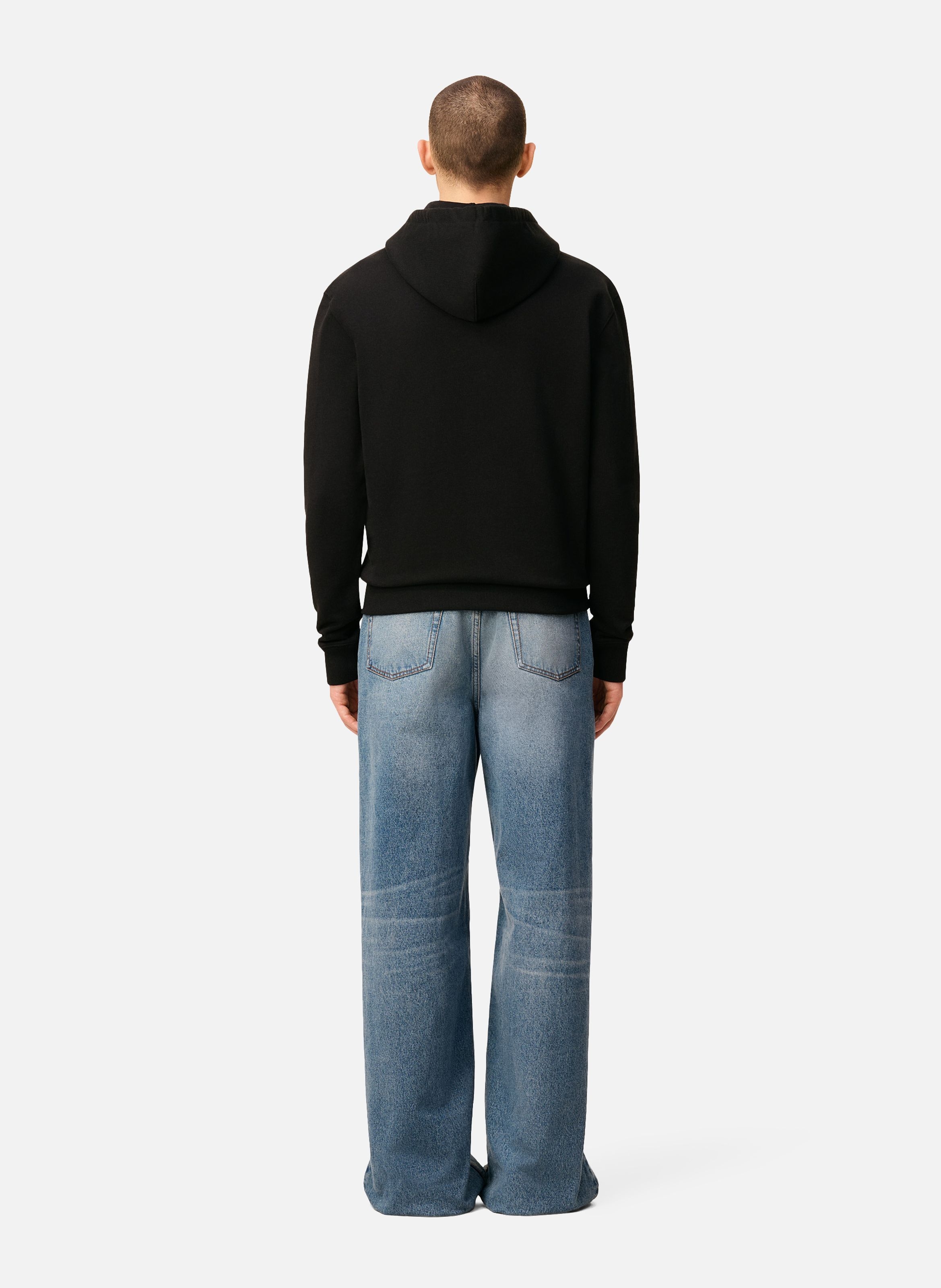 Hoodie Zippé Ami de Coeur Rouge unisexe AMI PARIS Noir