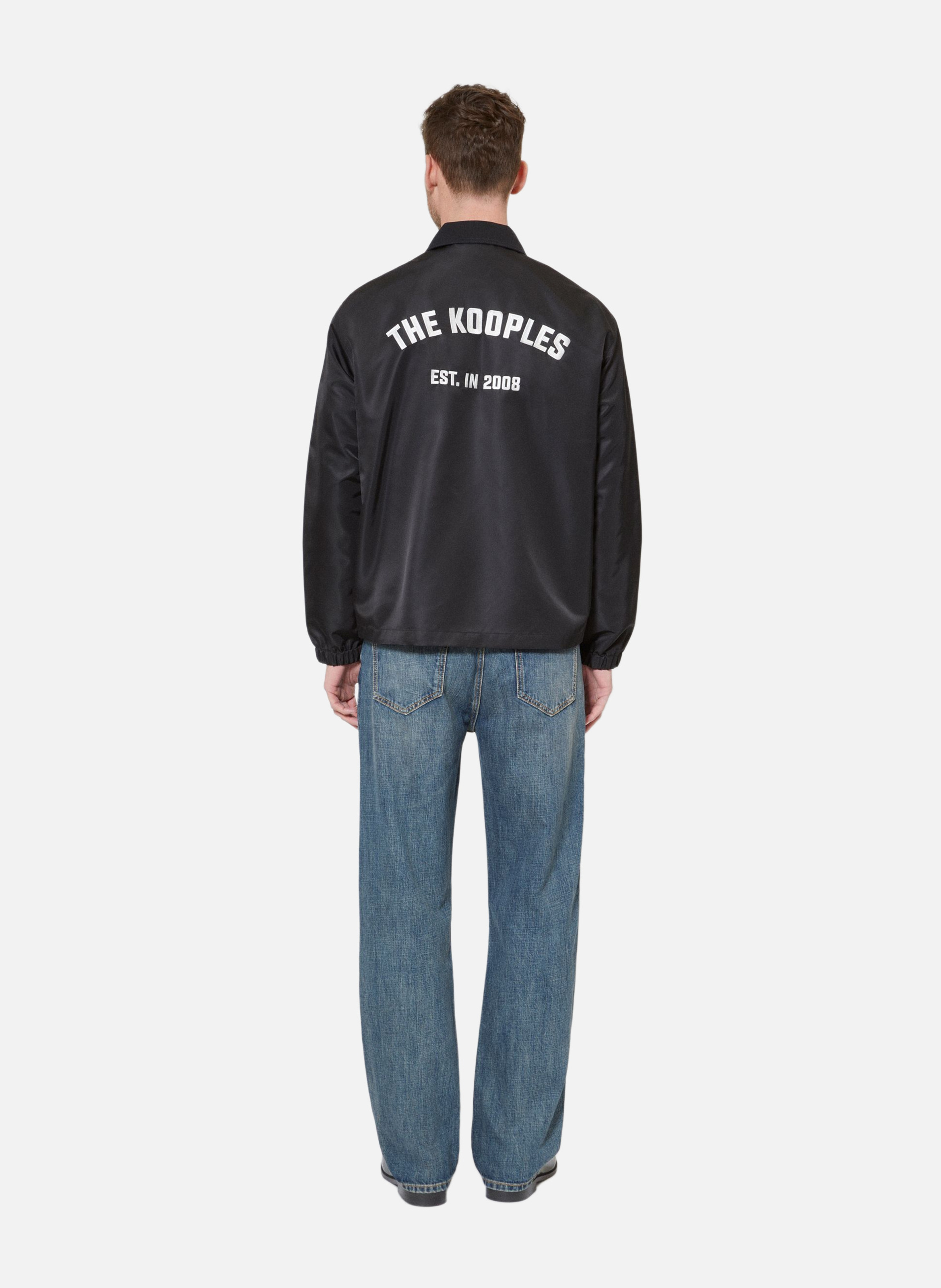Blouson avec broderie dos THE KOOPLES Noir